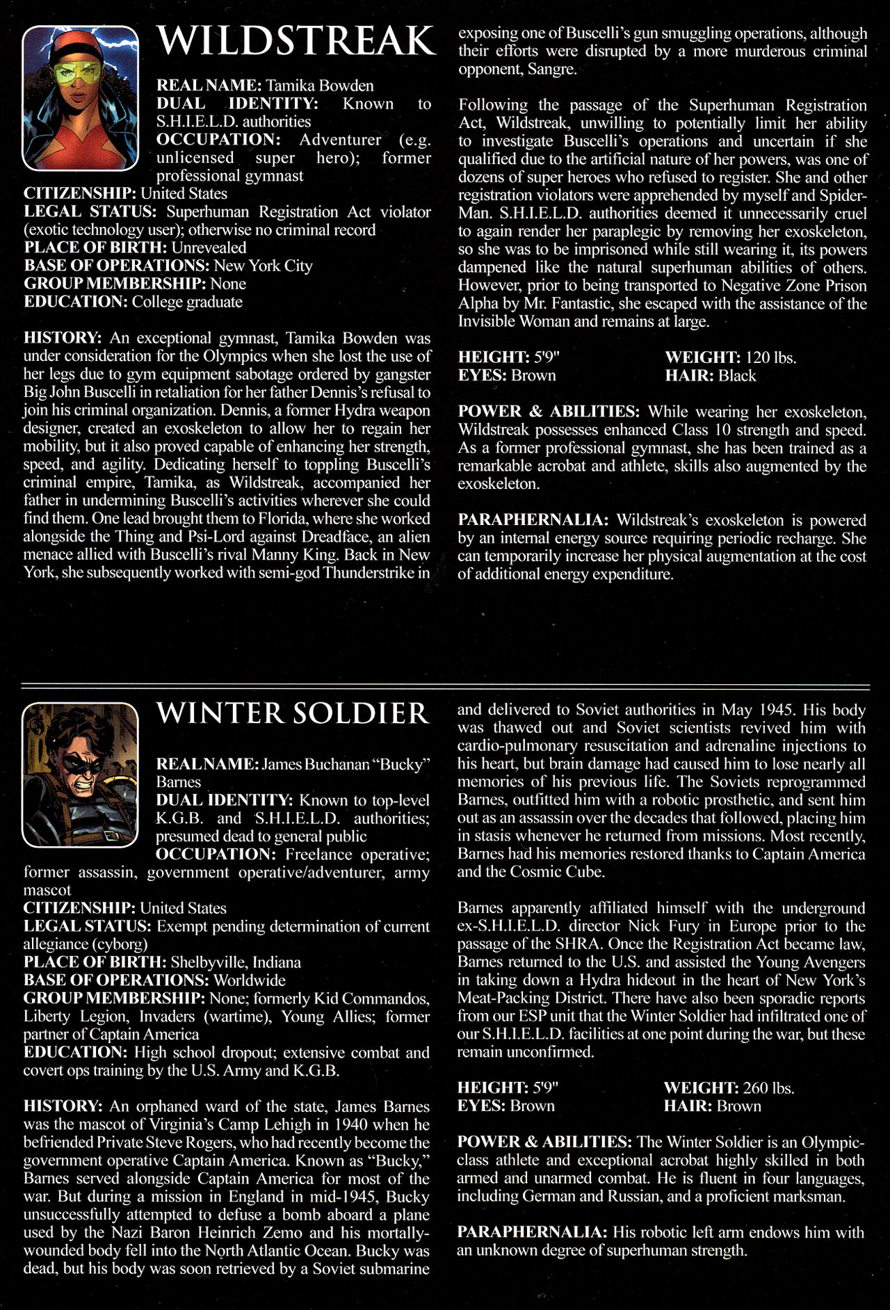 Read online Civil War: Battle Damage Report comic -  Issue # Full - 59