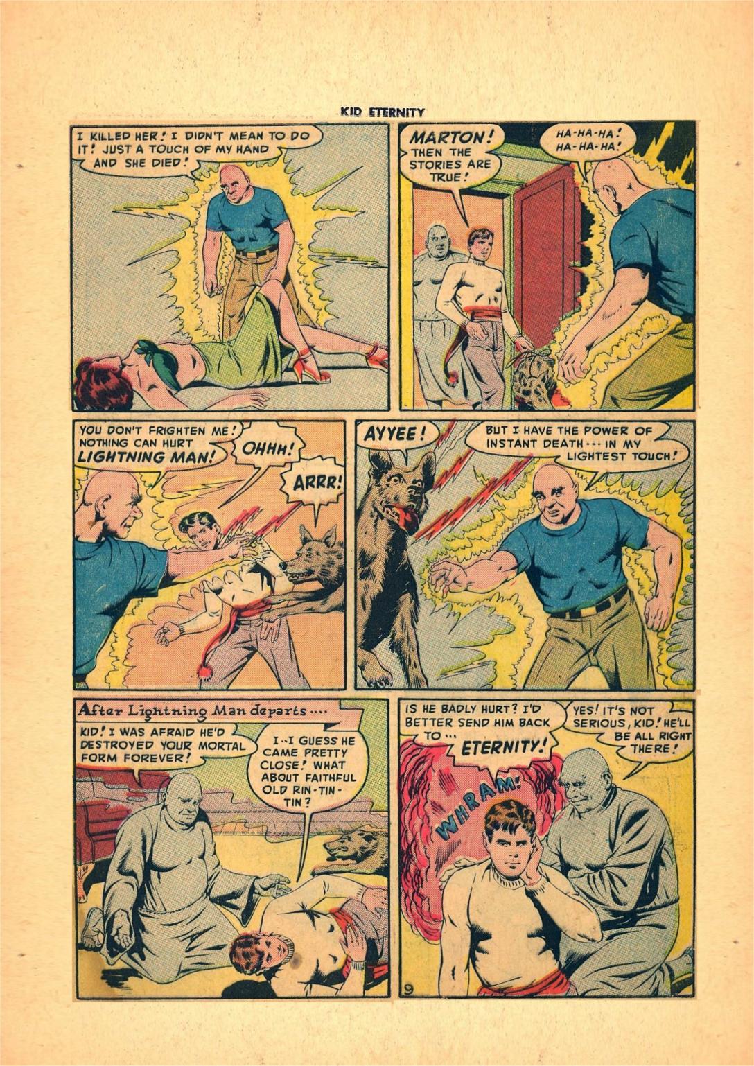 Read online Kid Eternity (1946) comic -  Issue #7 - 11