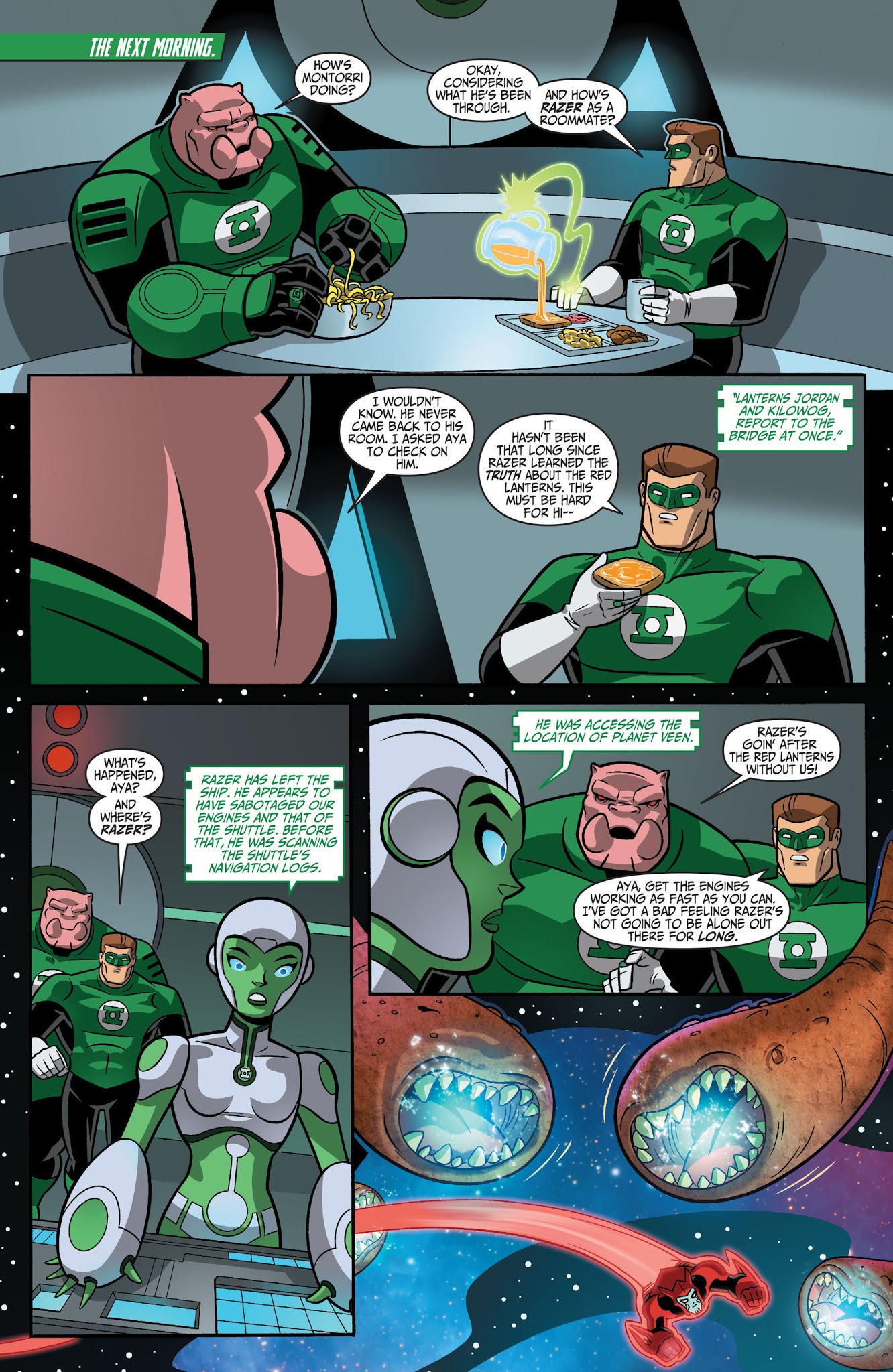 Read online Green Lantern: The Animated Series comic -  Issue #10 - 13