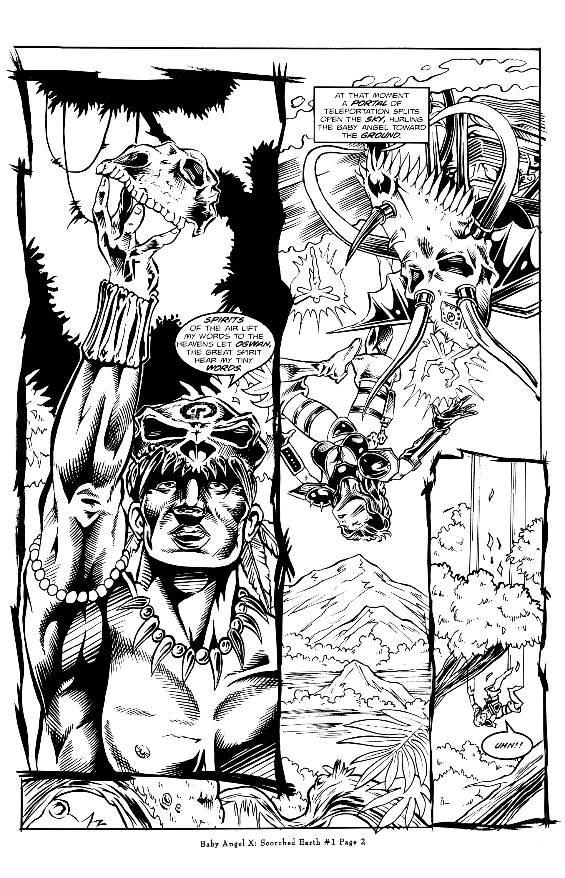 Read online Baby Angel X: Scorched Earth comic -  Issue #1 - 4