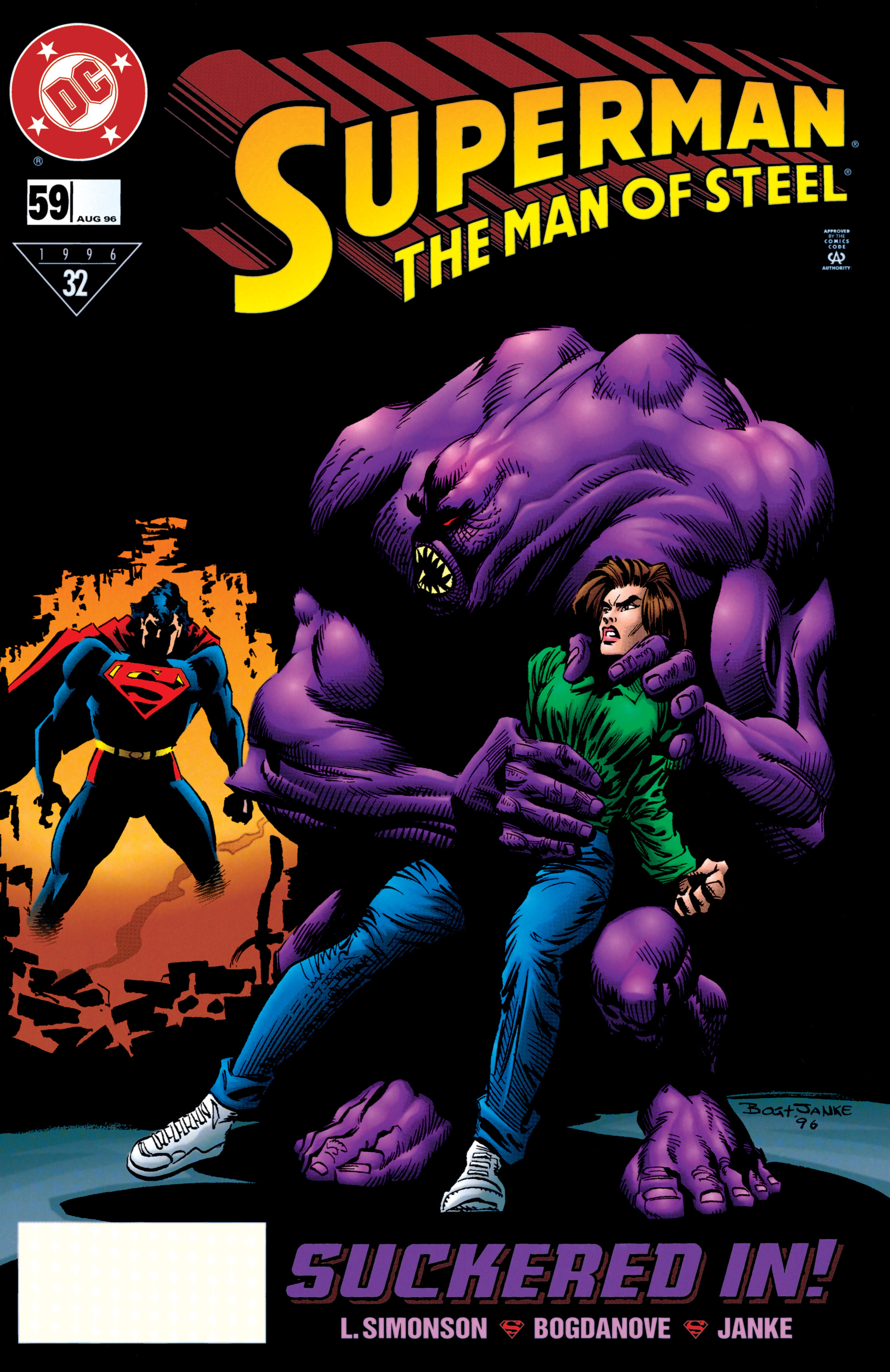 Read online Superman: The Man of Steel (1991) comic -  Issue #59 - 1