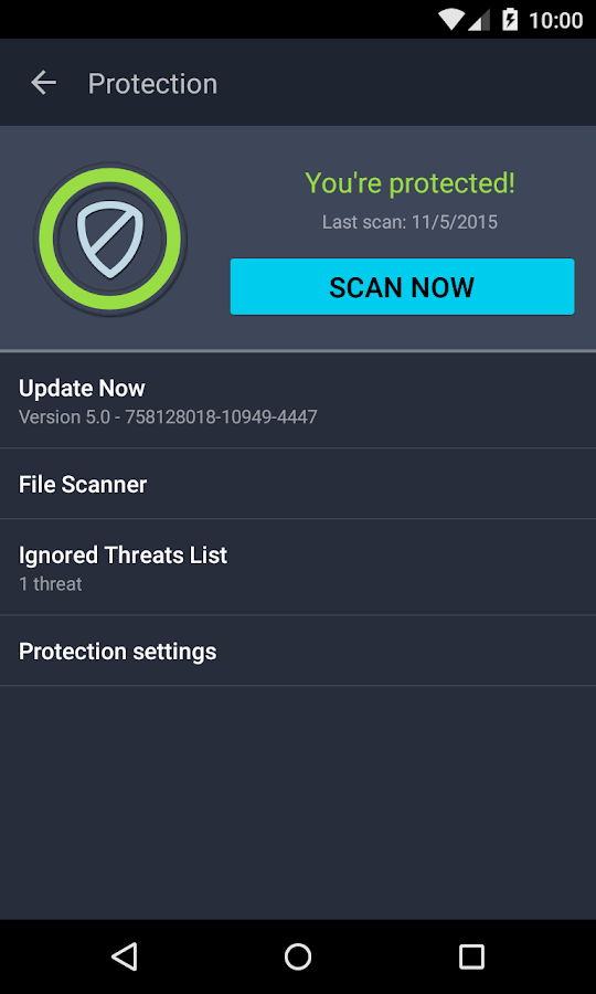 AVG AntiVirus PRO Android Security | Screenshot