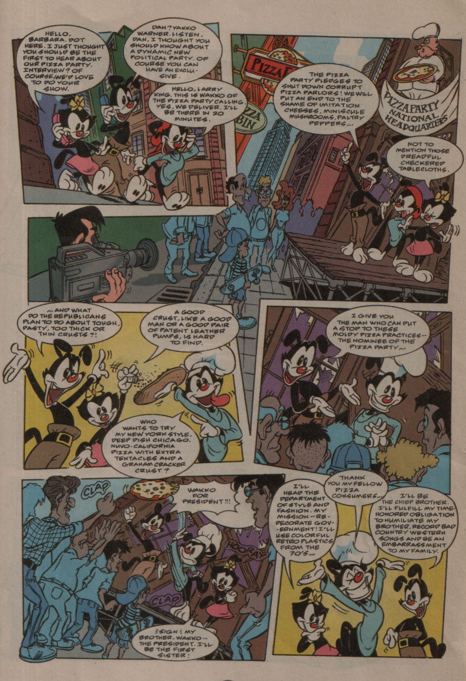 Read online Animaniacs comic -  Issue #23 - 16