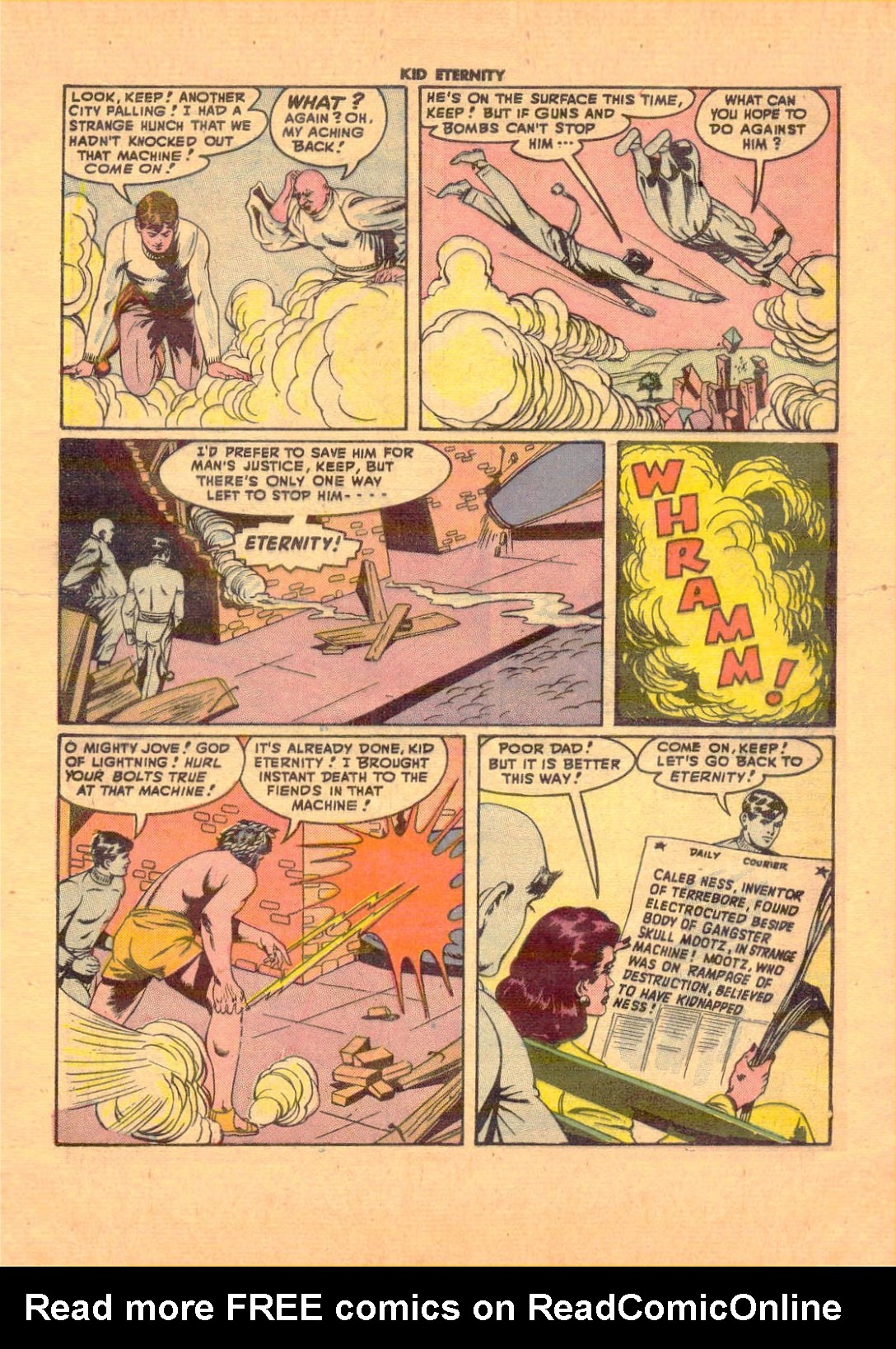 Read online Kid Eternity (1946) comic -  Issue #8 - 14