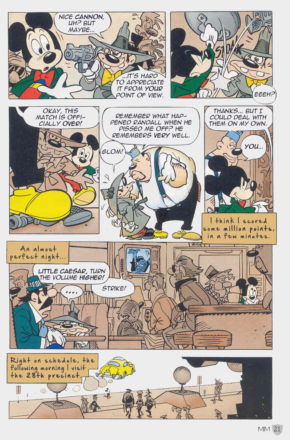 Read online Mickey Mouse Mystery Magazine comic -  Issue #0 - 21
