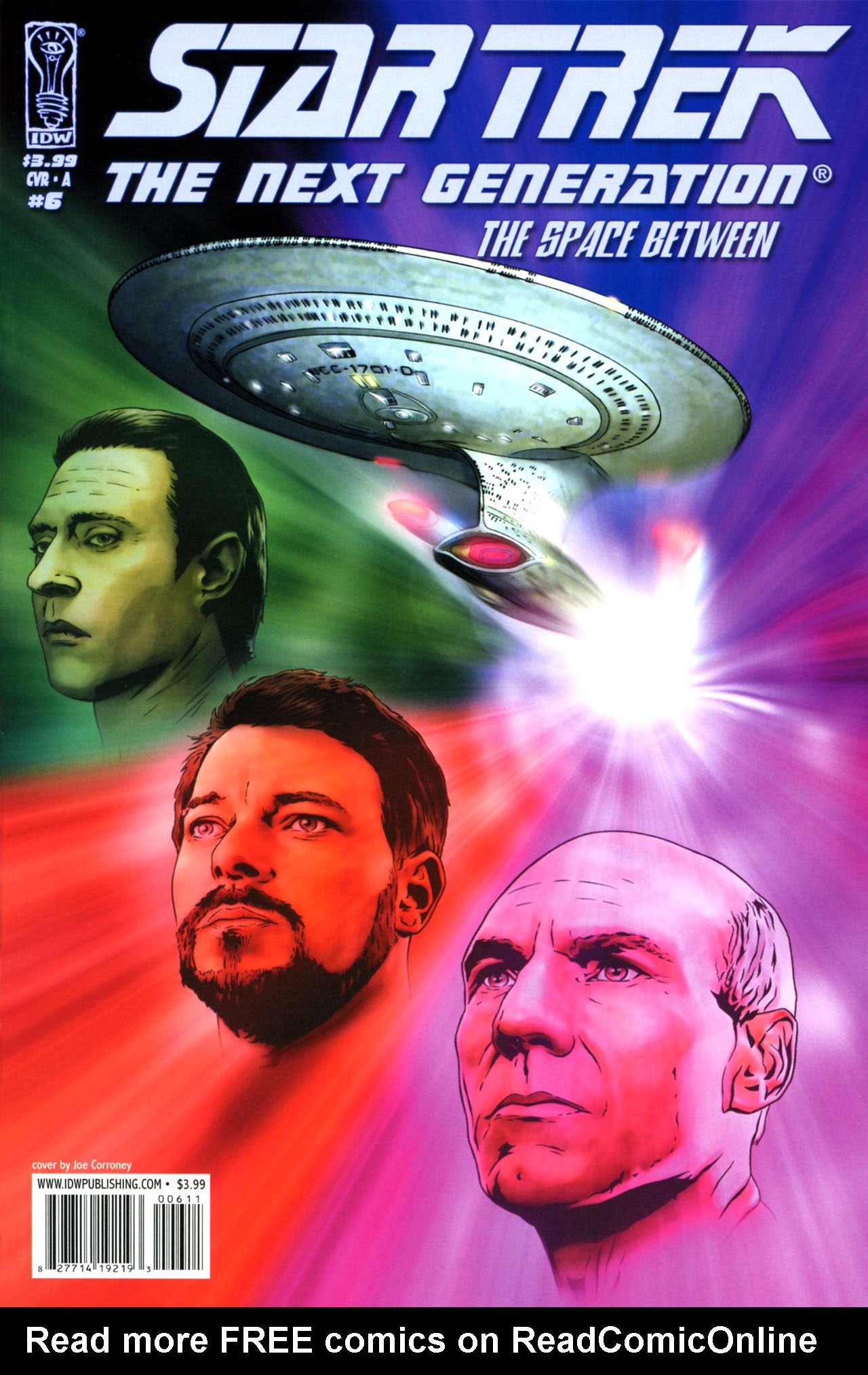 Read online Star Trek: The Next Generation: The Space Between comic -  Issue #6 - 1