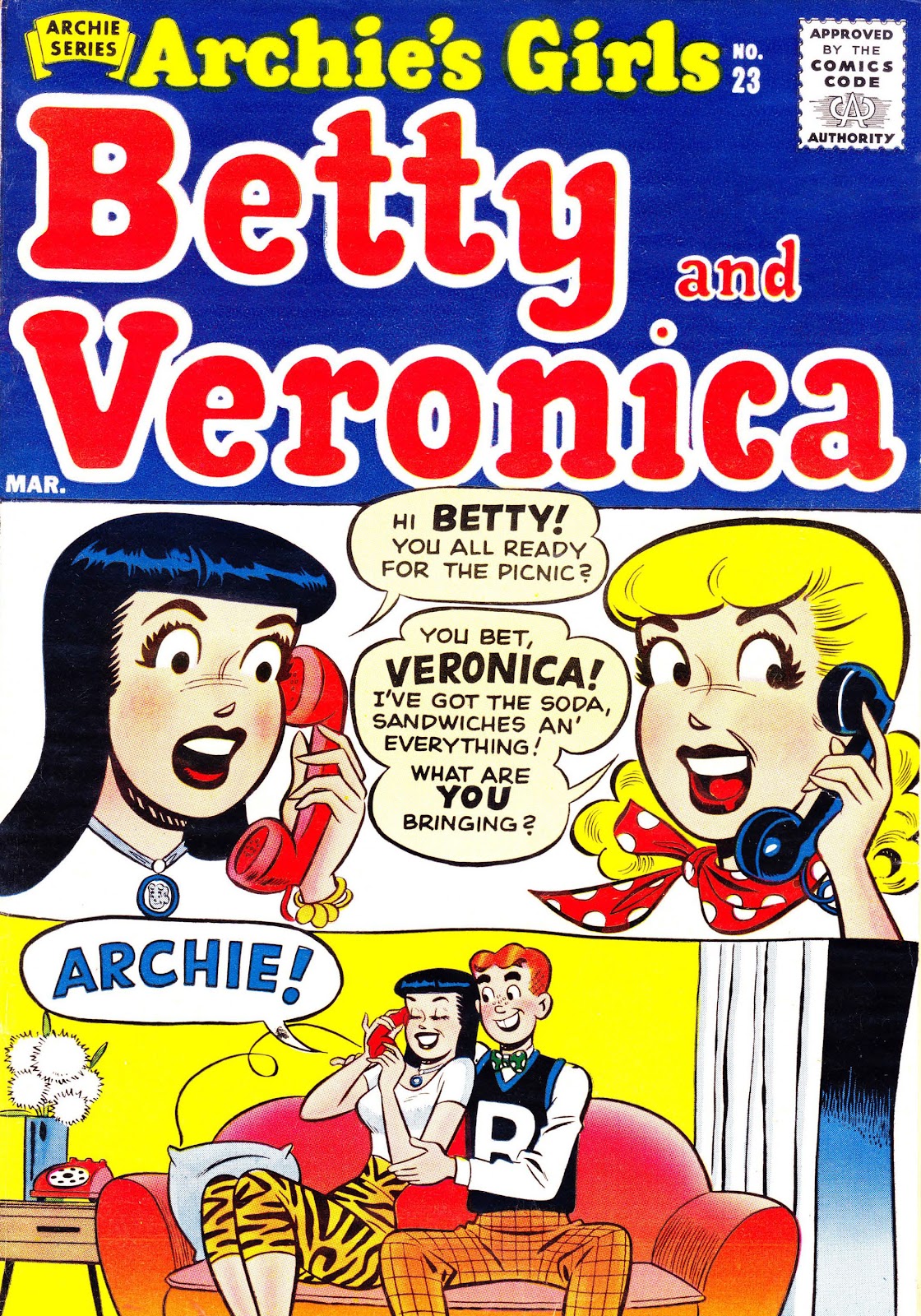 Archie's Girls Betty and Veronica issue 23 - Page 1