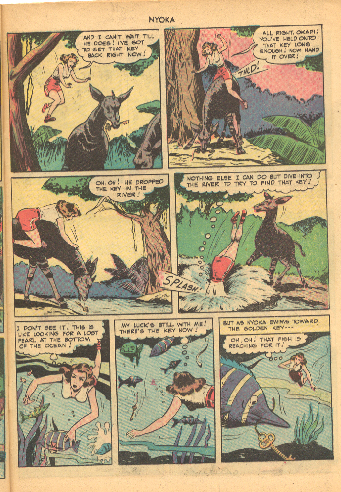 Read online Nyoka the Jungle Girl (1945) comic -  Issue #31 - 37
