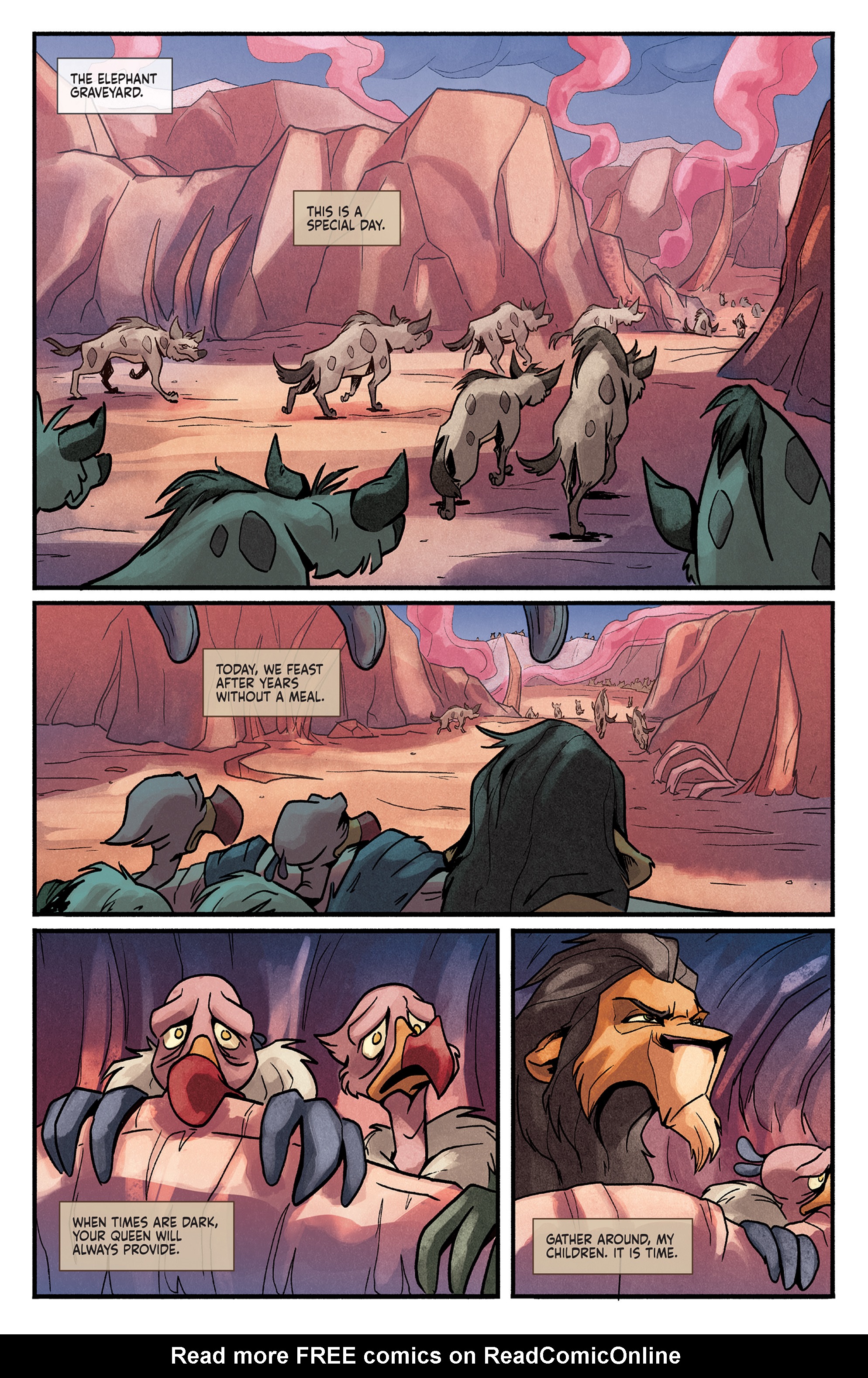 Read online Disney Villains: Scar comic -  Issue #3 - 7