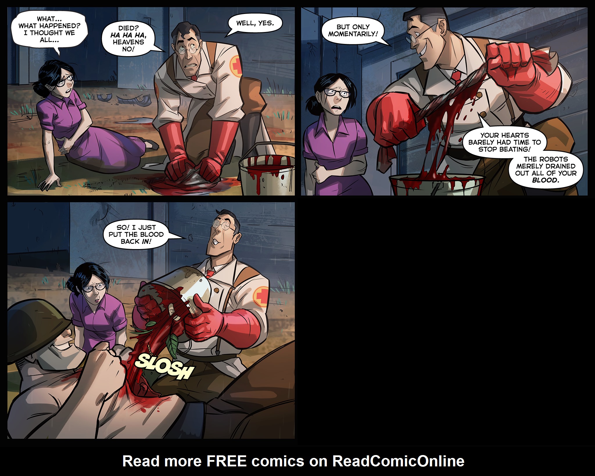 Read online Team Fortress 2 comic -  Issue #6 - 19