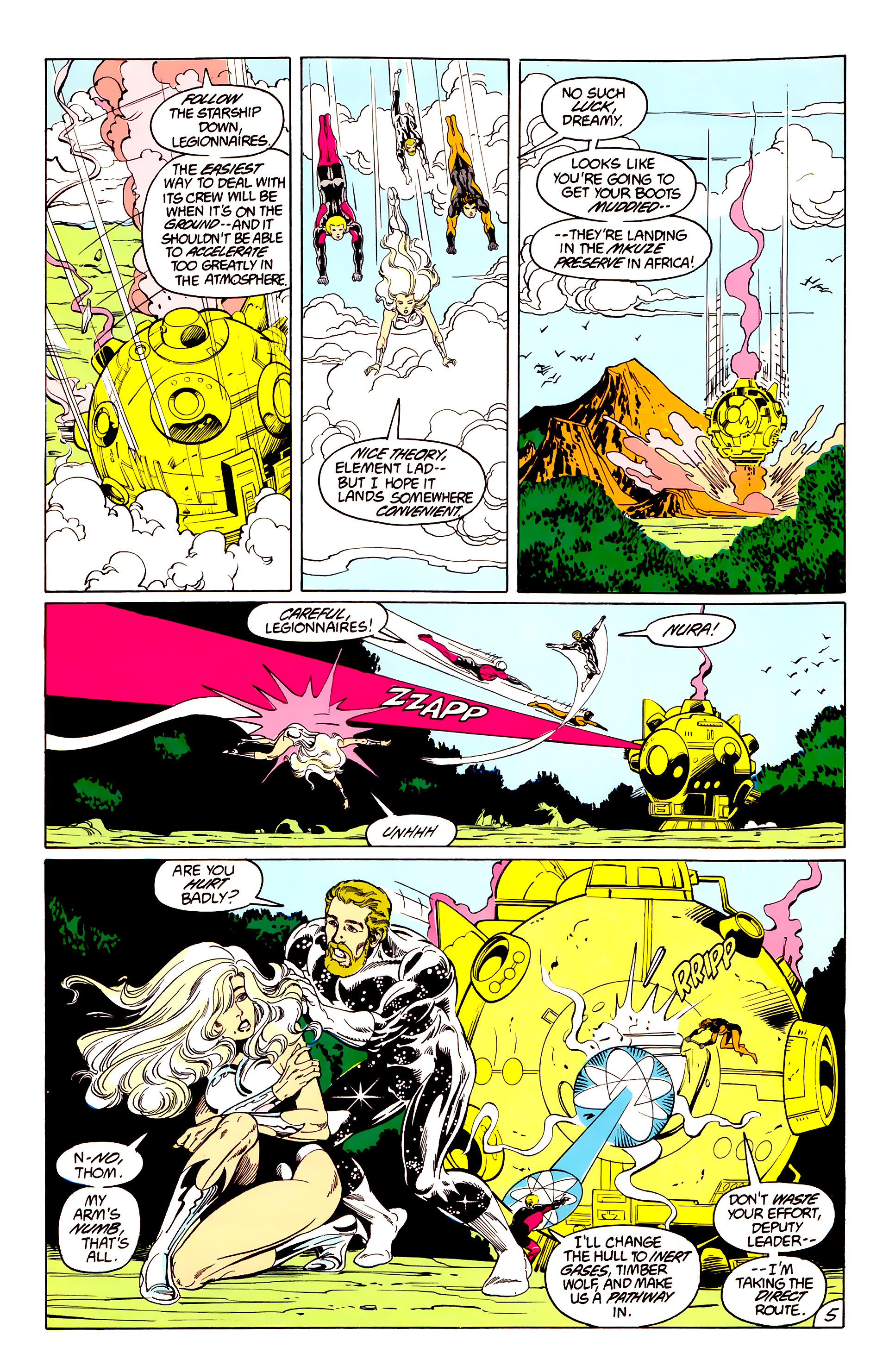 Read online Legion of Super-Heroes (1984) comic -  Issue #40 - 6