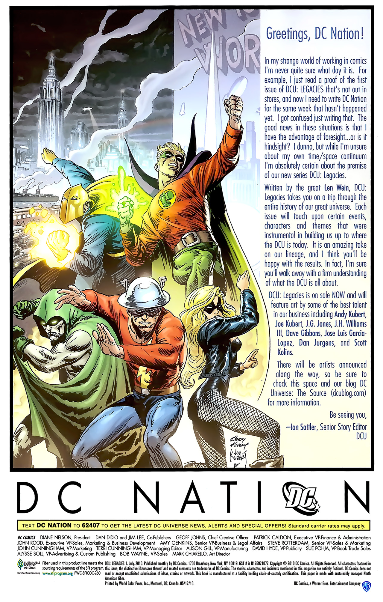 Read online DCU: Legacies comic -  Issue #1 - 32