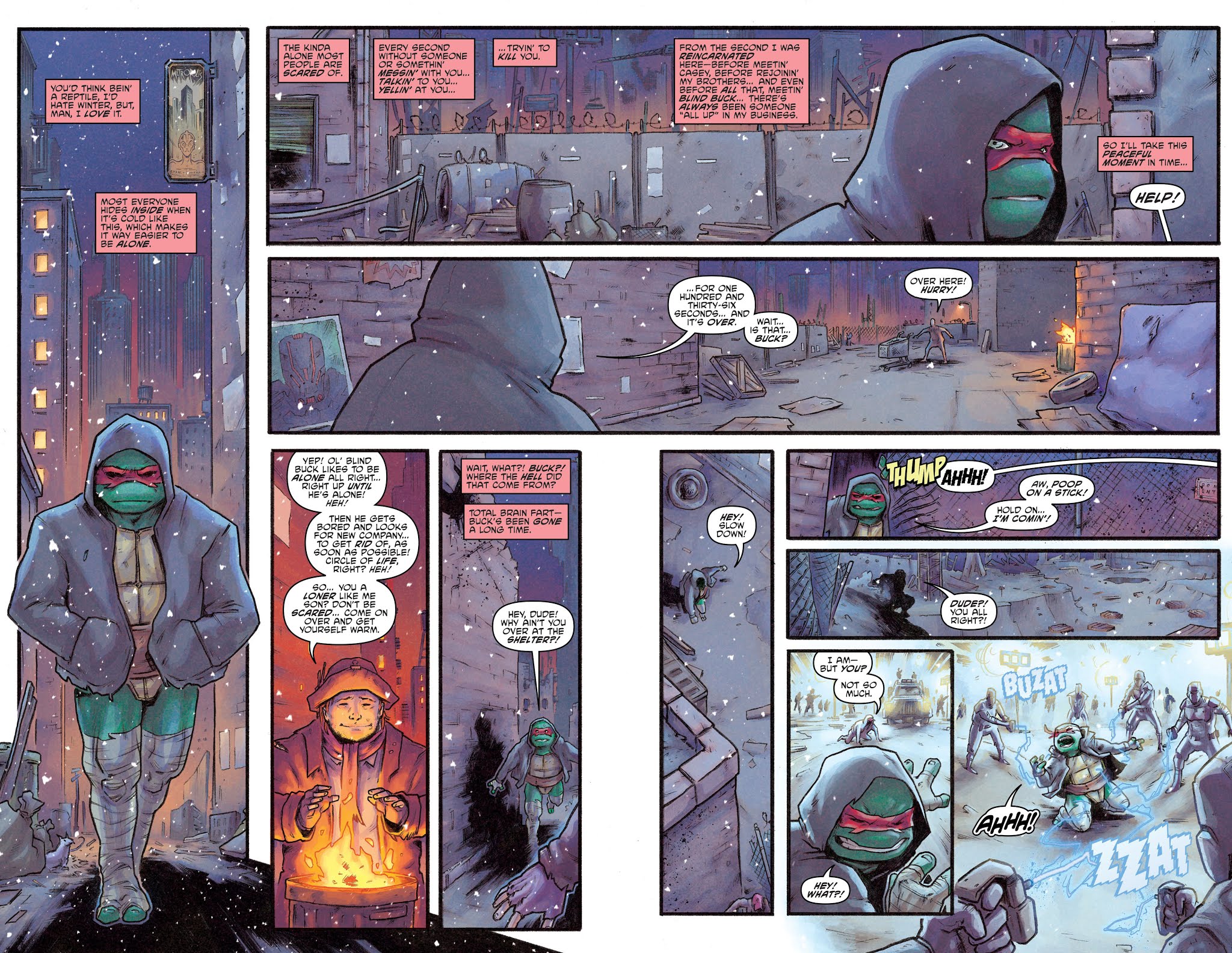 Read online Teenage Mutant Ninja Turtles: Macro-Series comic -  Issue #4 - 12