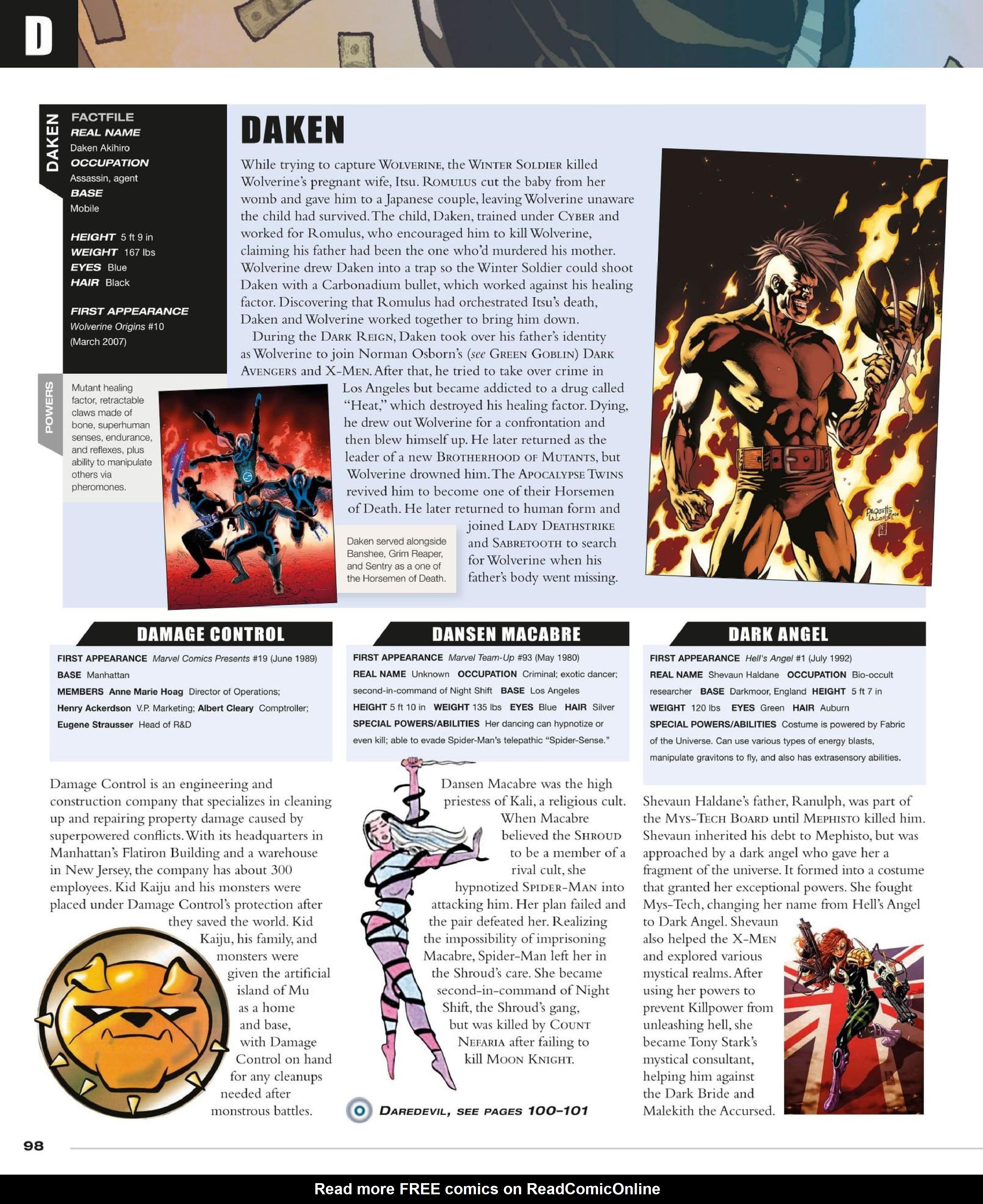 Read online Marvel Encyclopedia, New Edition comic -  Issue # TPB (Part 2) - 1