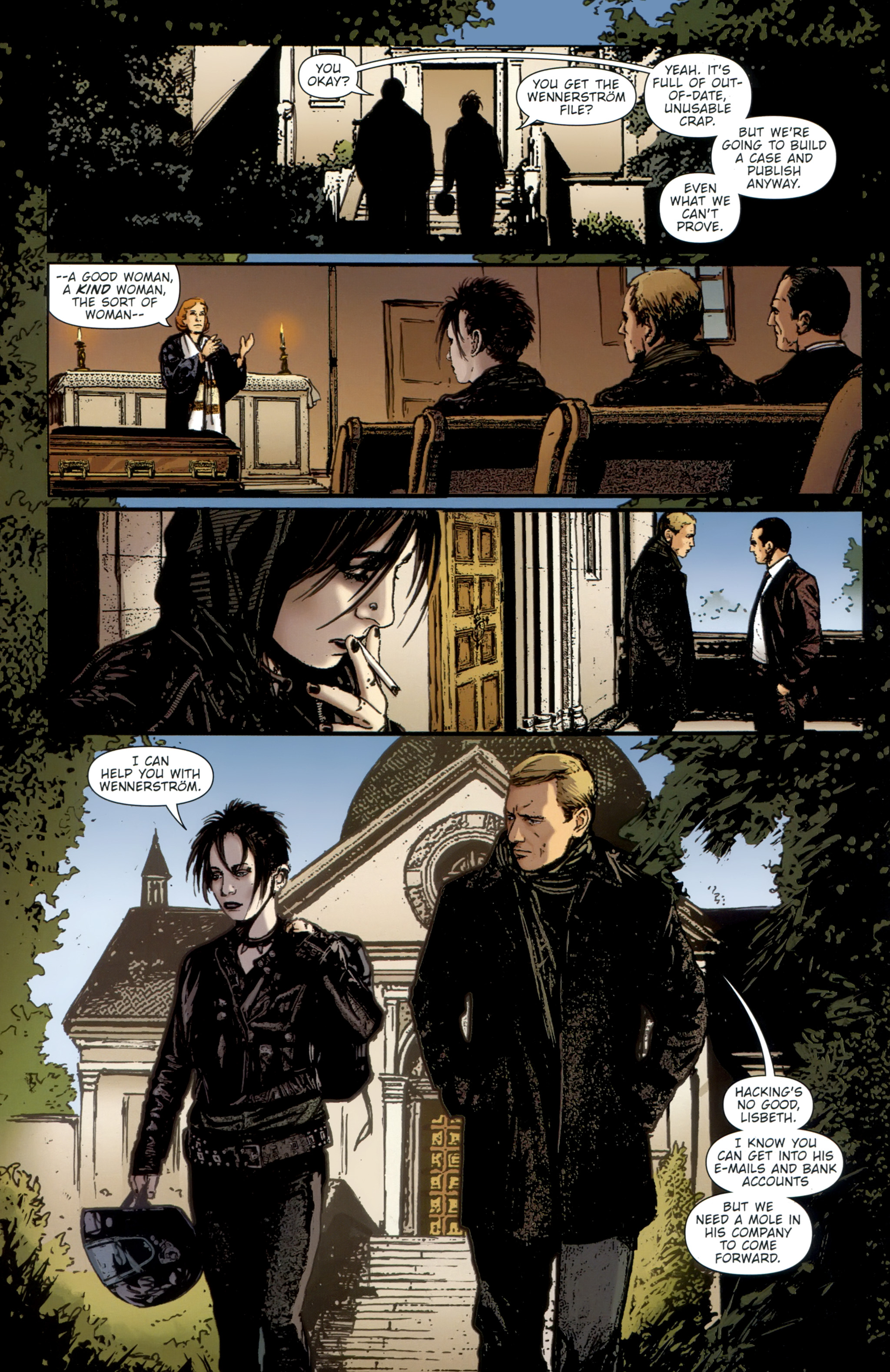 Read online The Girl With the Dragon Tattoo comic -  Issue # TPB 2 - 144