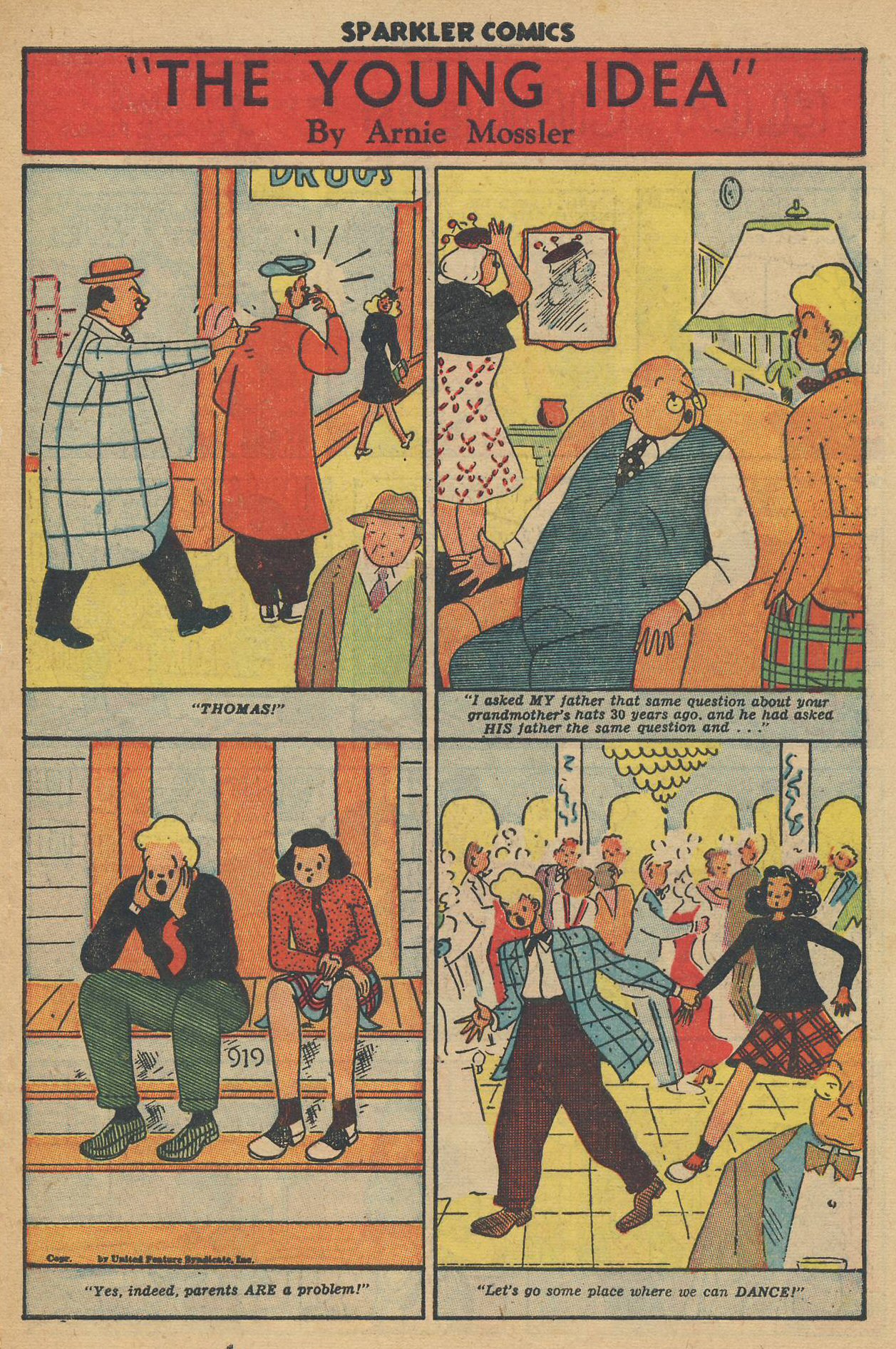 Read online Sparkler Comics comic -  Issue #57 - 49