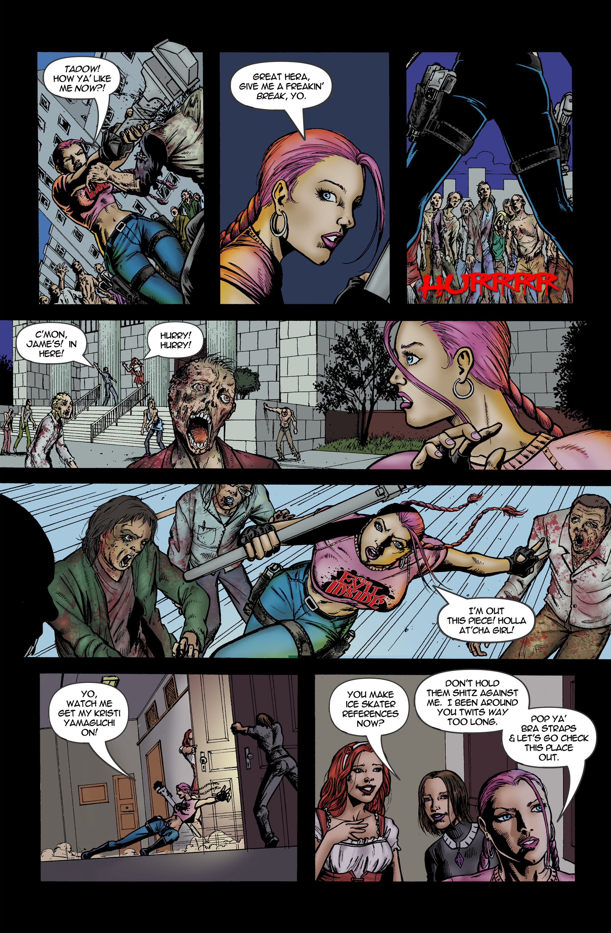 Read online Chaos Campus: Sorority Girls Vs. Zombies comic -  Issue #17 - 3