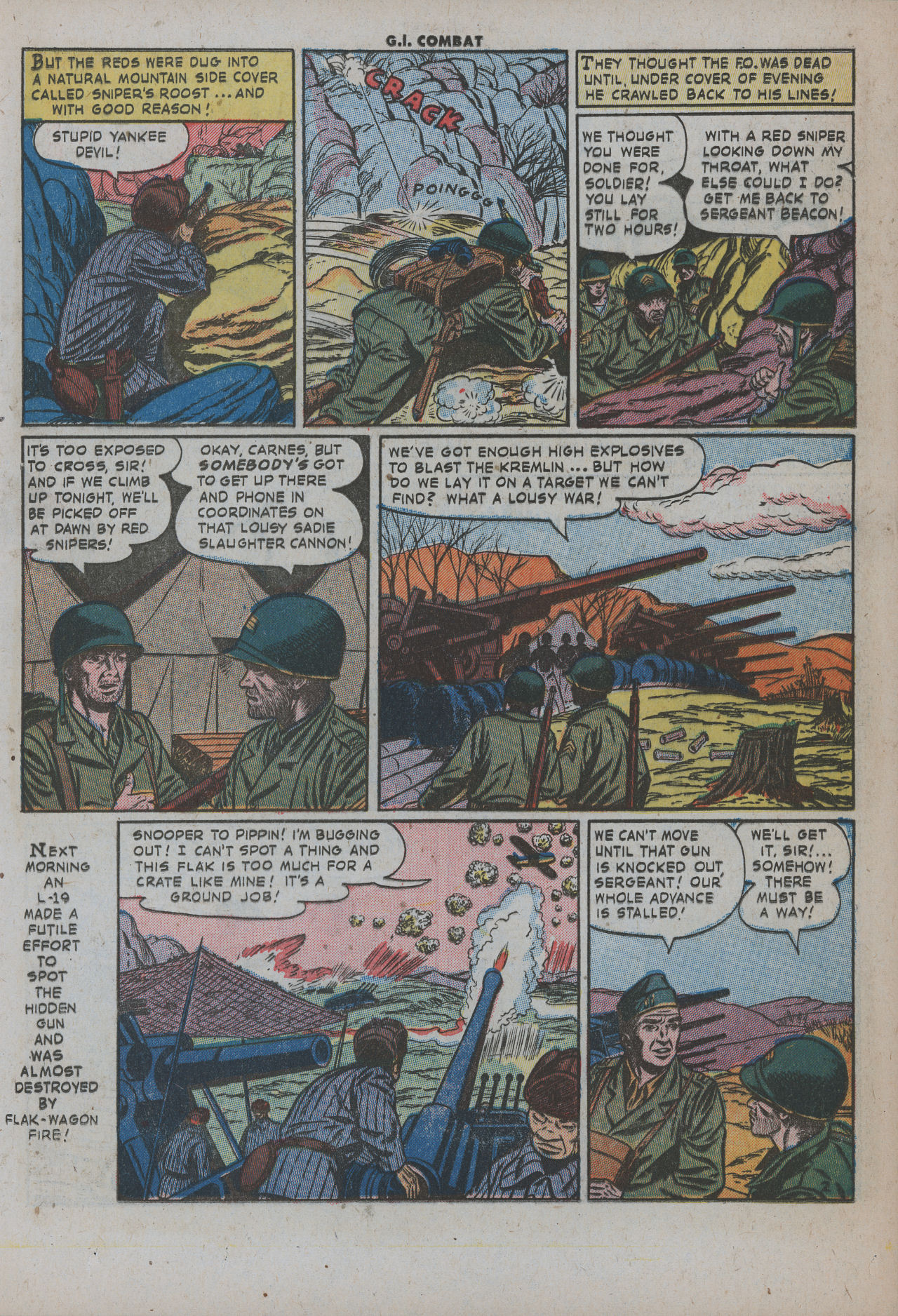 Read online G.I. Combat (1952) comic -  Issue #11 - 13