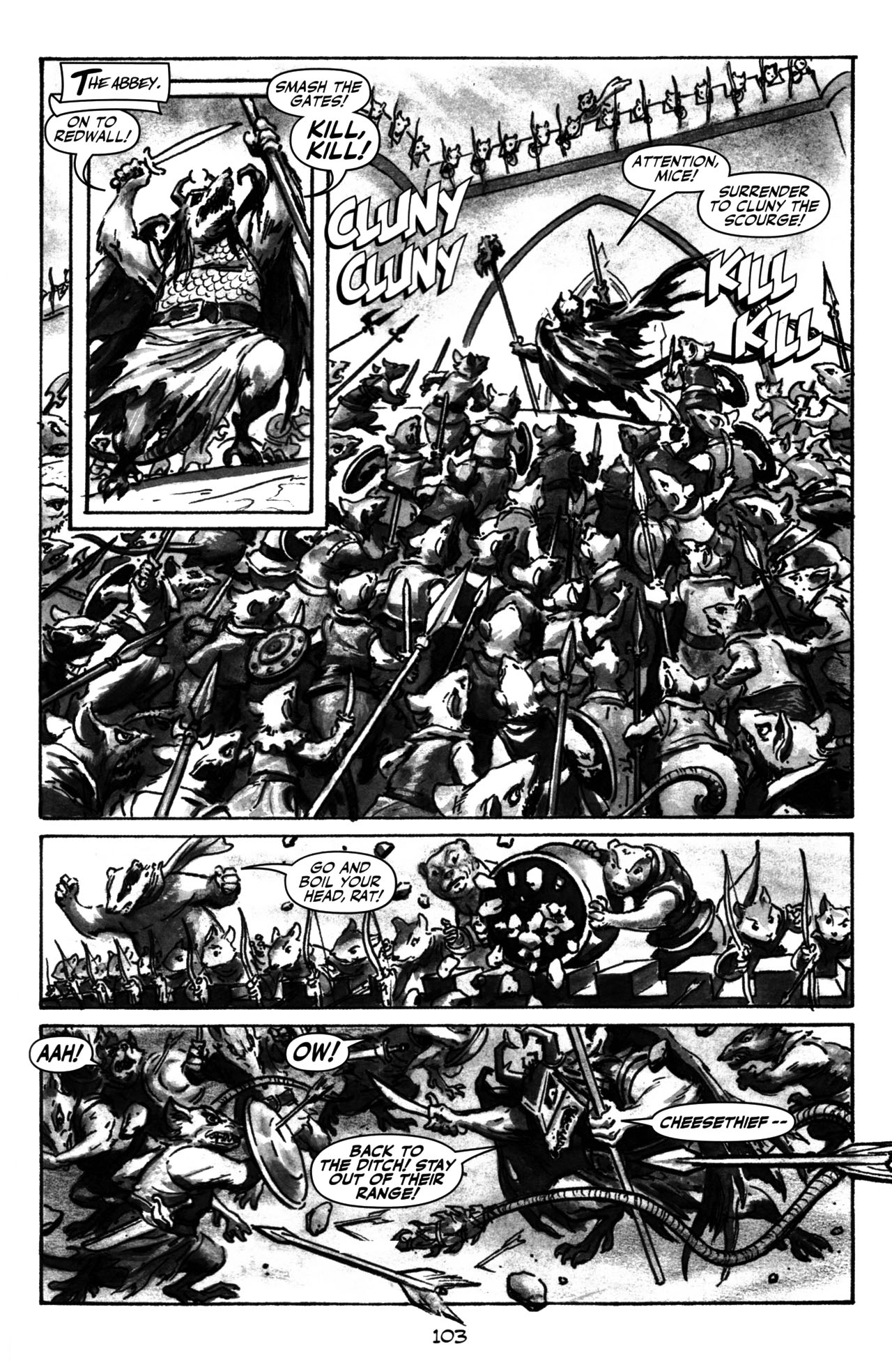 Read online Redwall: The Graphic Novel comic -  Issue # TPB - 108
