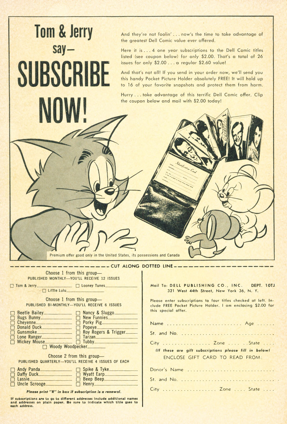 Read online Tom & Jerry Comics comic -  Issue #195 - 2