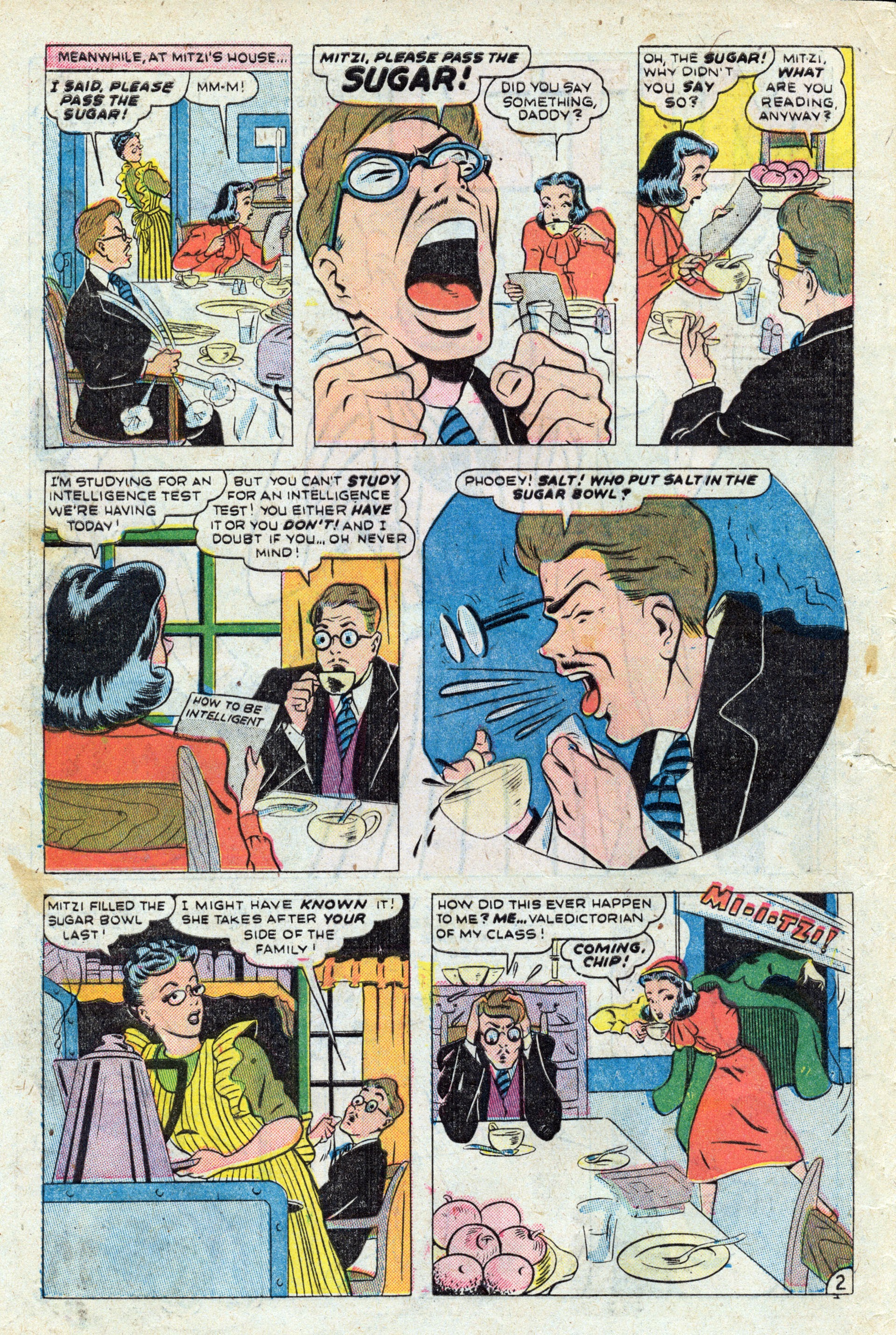 Read online Mitzi's Boy Friend comic -  Issue #4 - 4