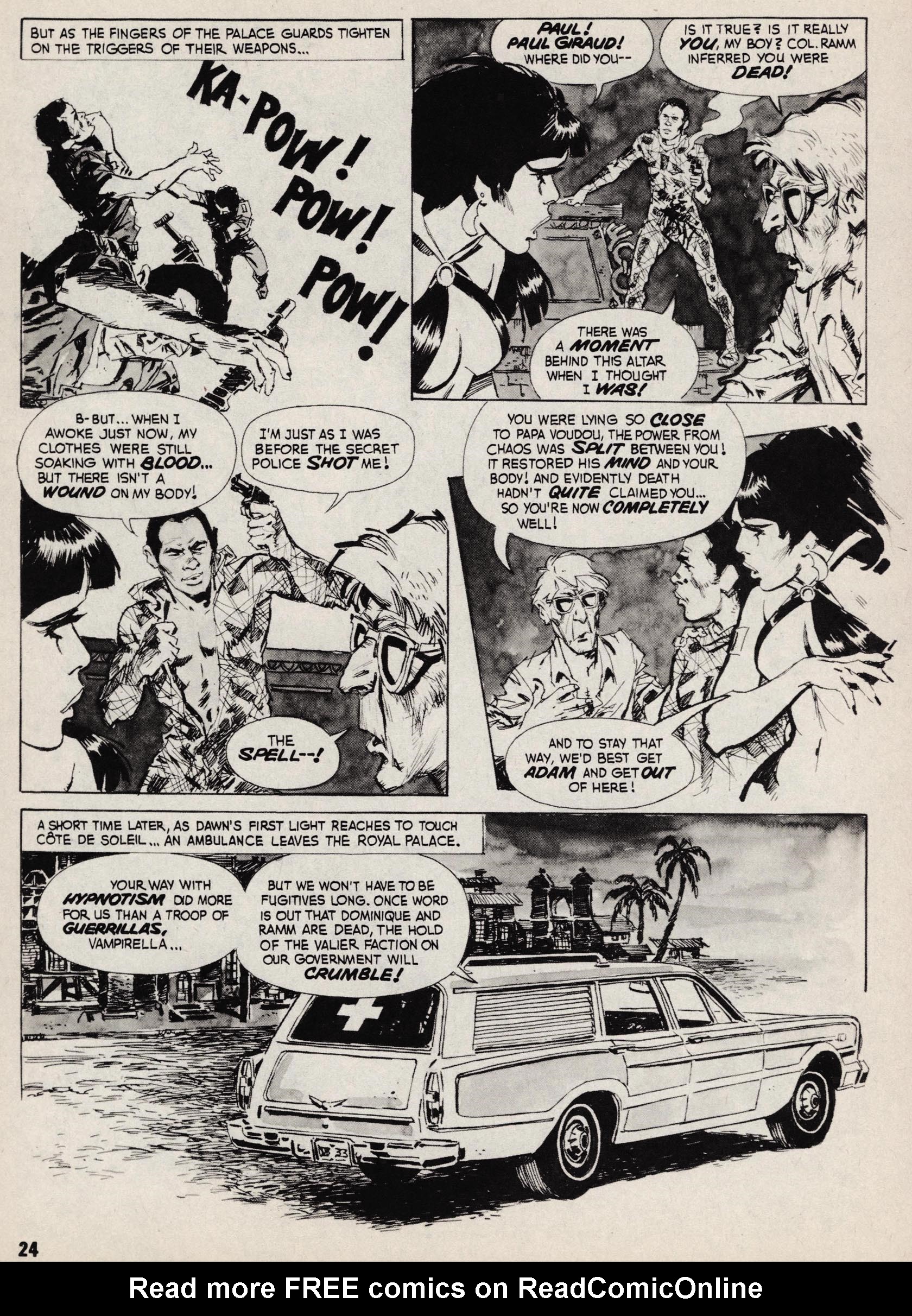 Read online Vampirella (1969) comic -  Issue #15 - 24