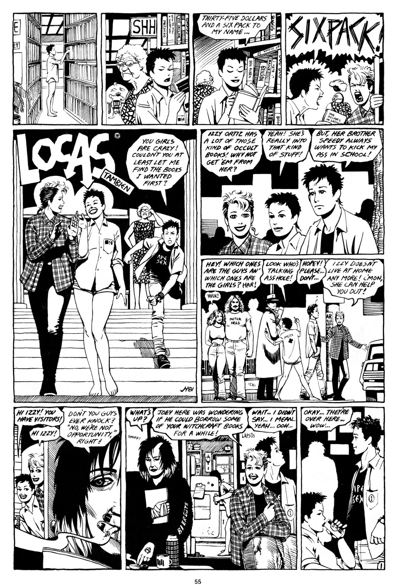 Read online Love and Rockets (1982) comic -  Issue #1 - 55