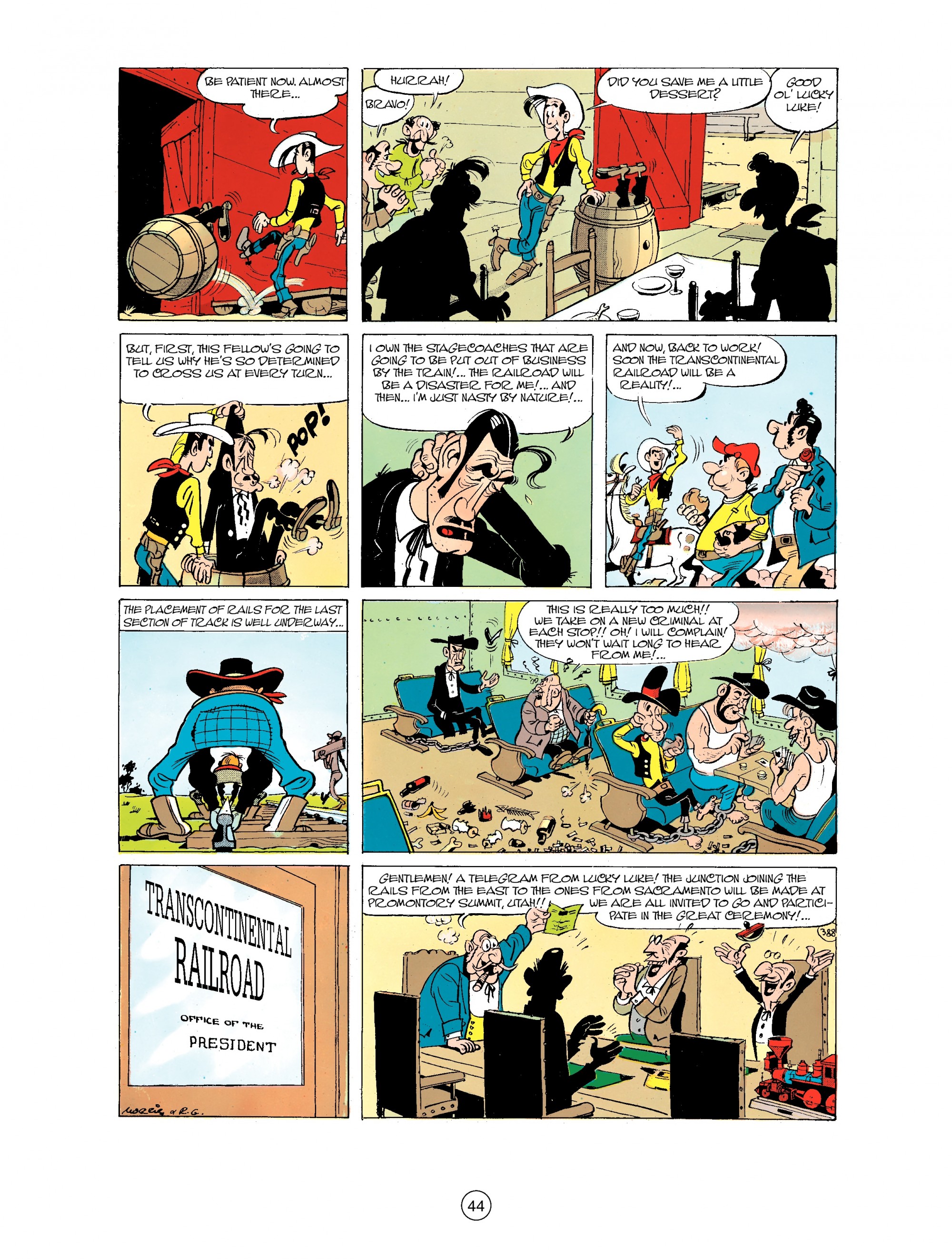 Read online A Lucky Luke Adventure comic -  Issue #32 - 44