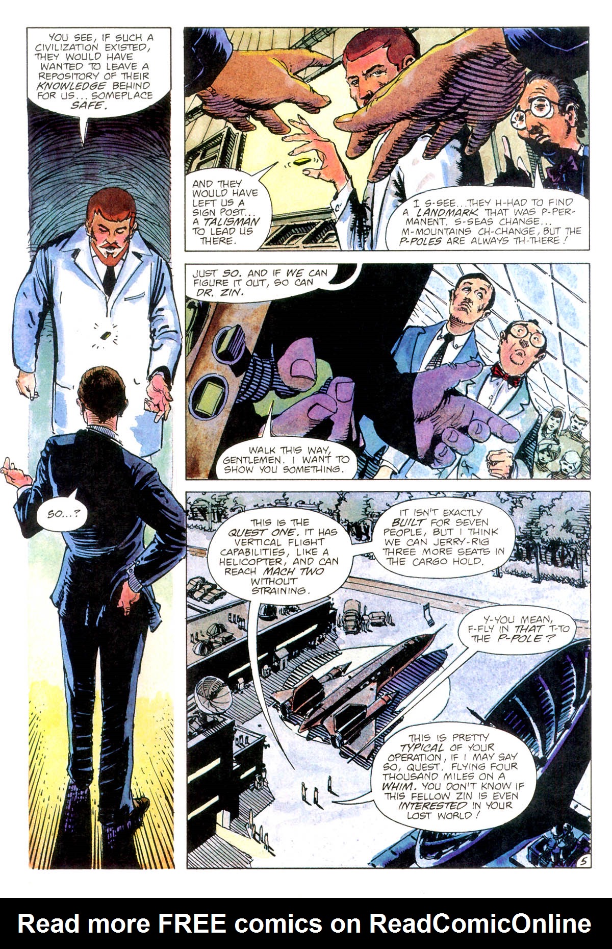 Read online Jonny Quest comic -  Issue #6 - 8