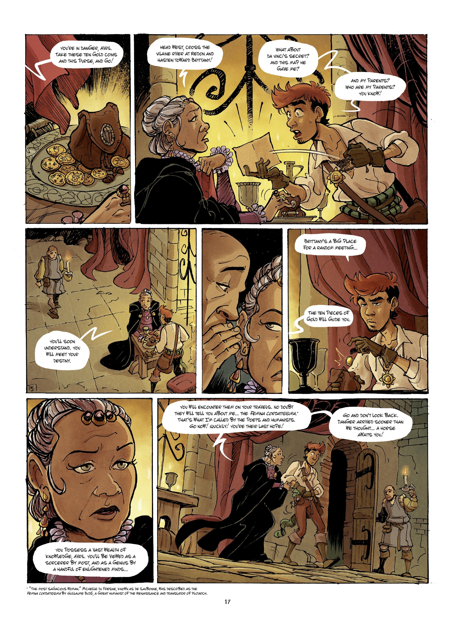 Read online Cinq Avril: The Heir of da Vinci comic -  Issue # Full - 19