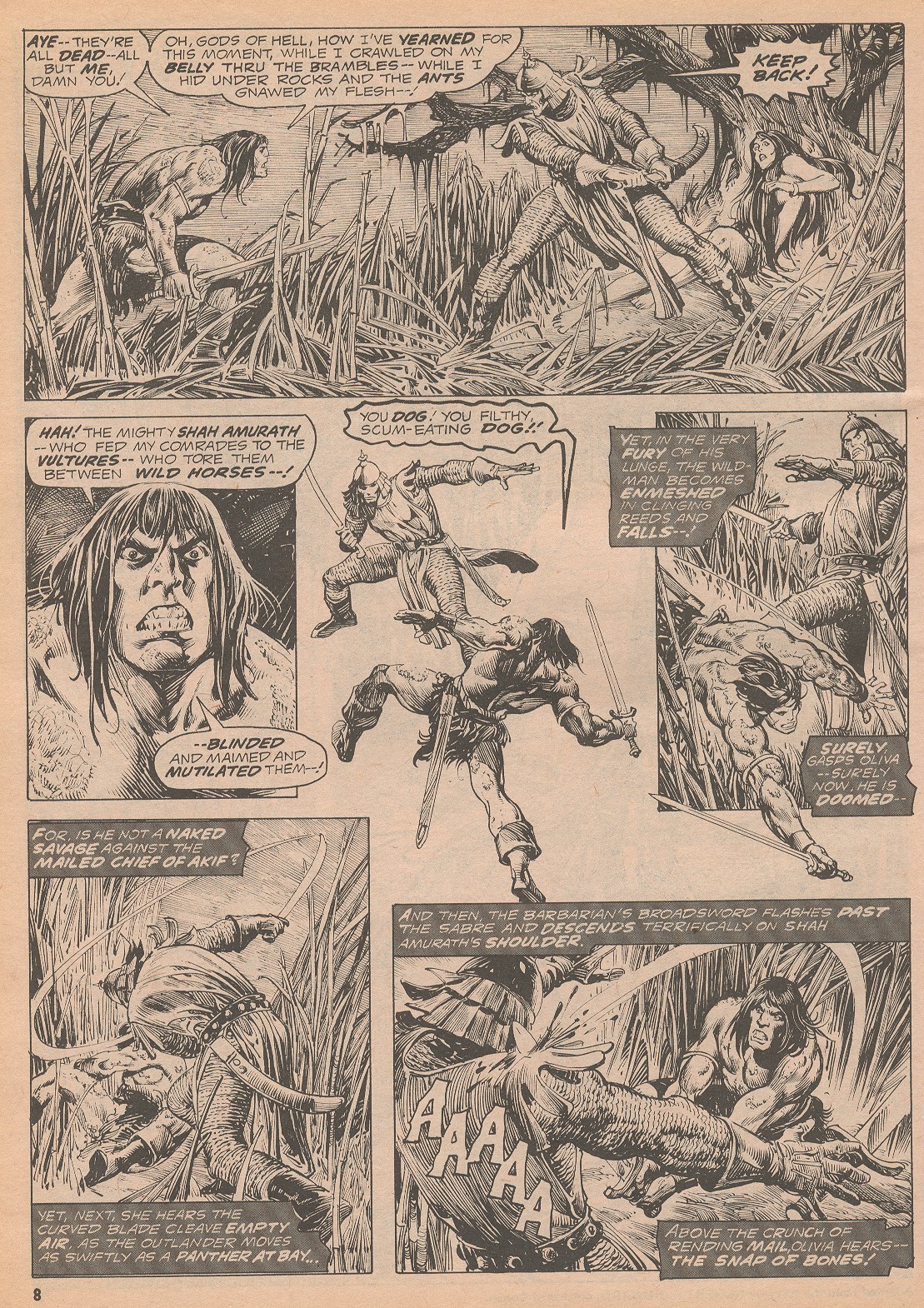 Read online The Savage Sword Of Conan comic -  Issue #4 - 8