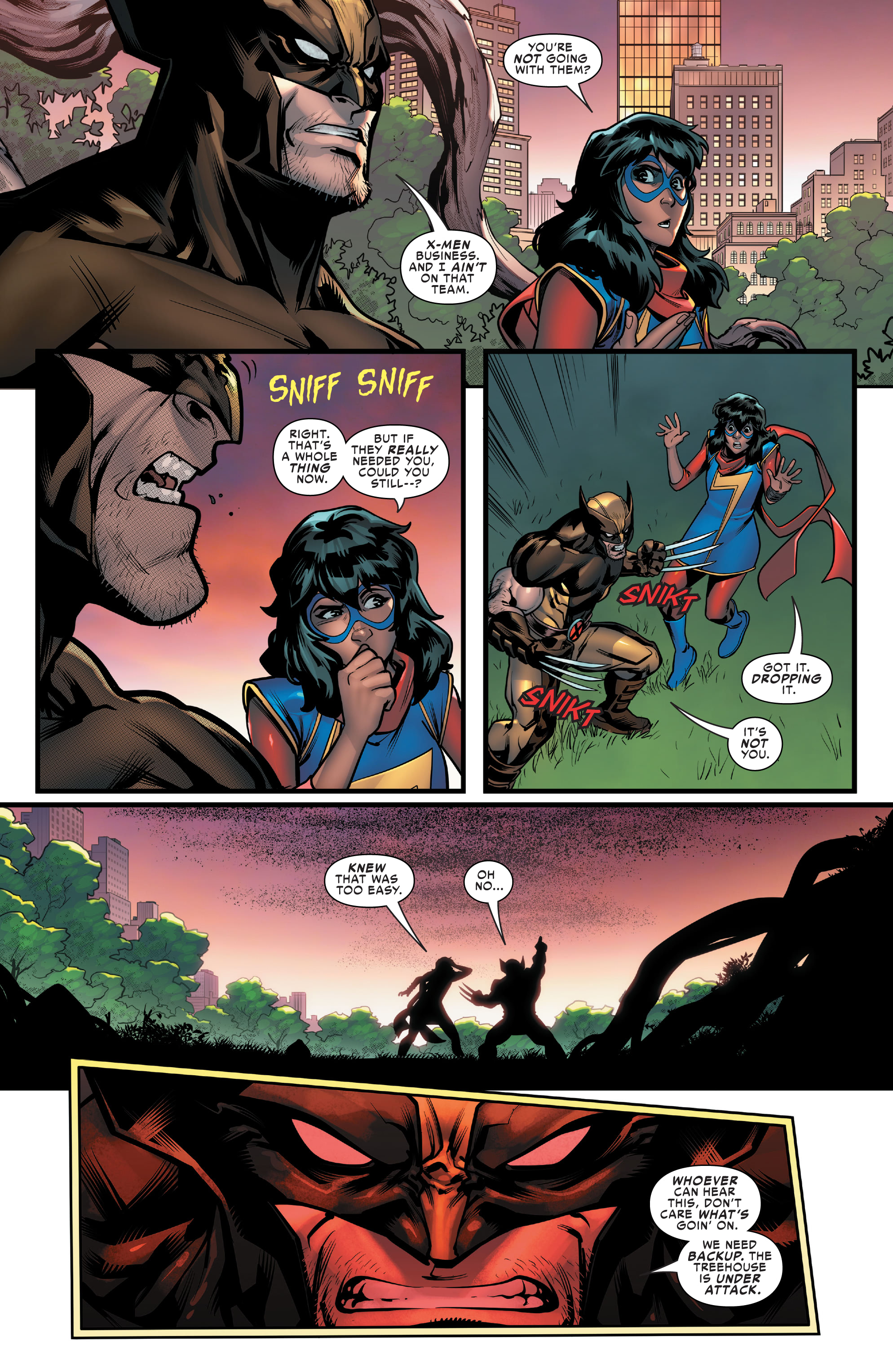 Read online Ms. Marvel & Wolverine comic -  Issue #1 - 22