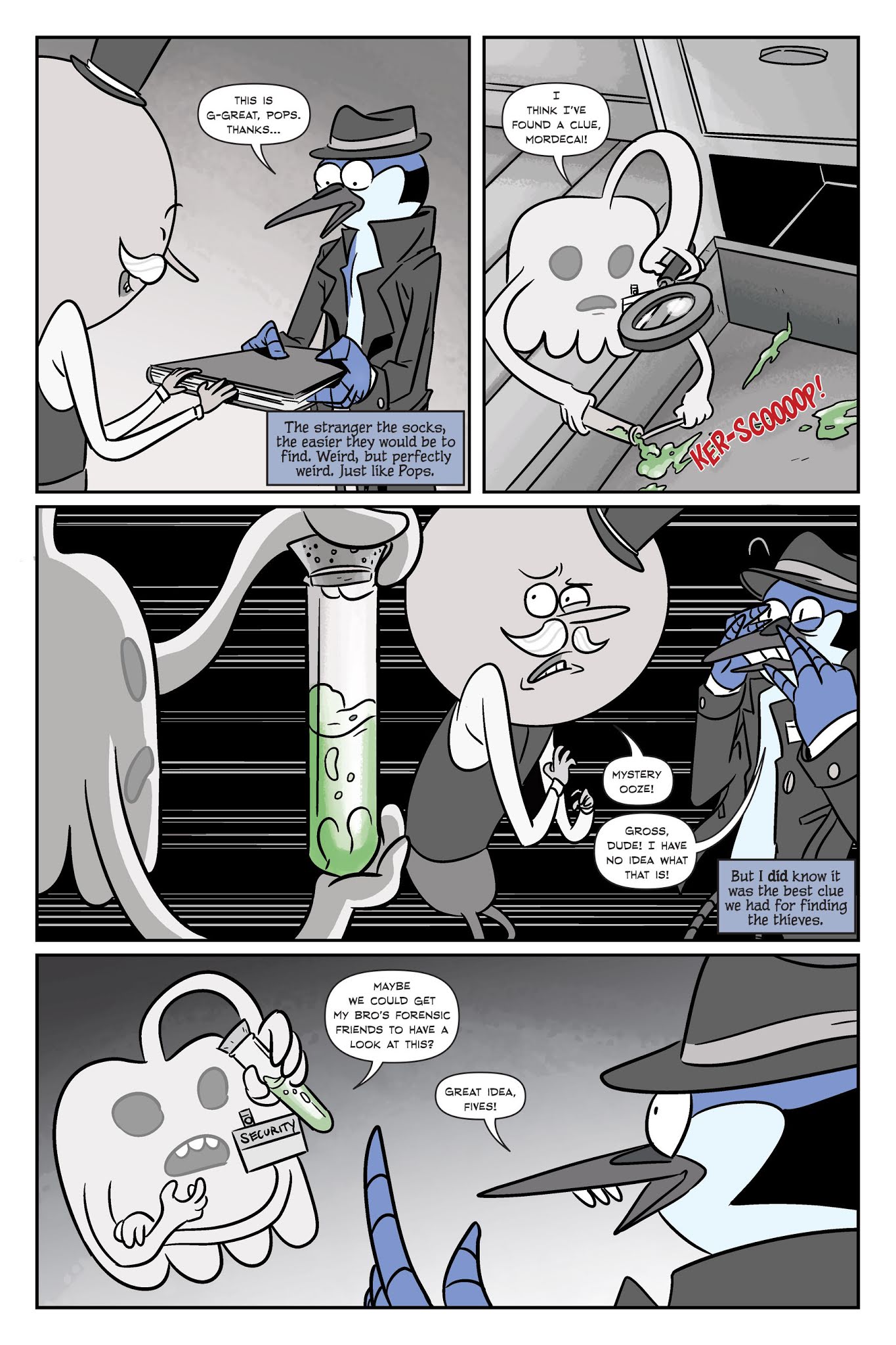 Read online Regular Show: Noir Means Noir, Buddy comic -  Issue # TPB (Part 1) - 25