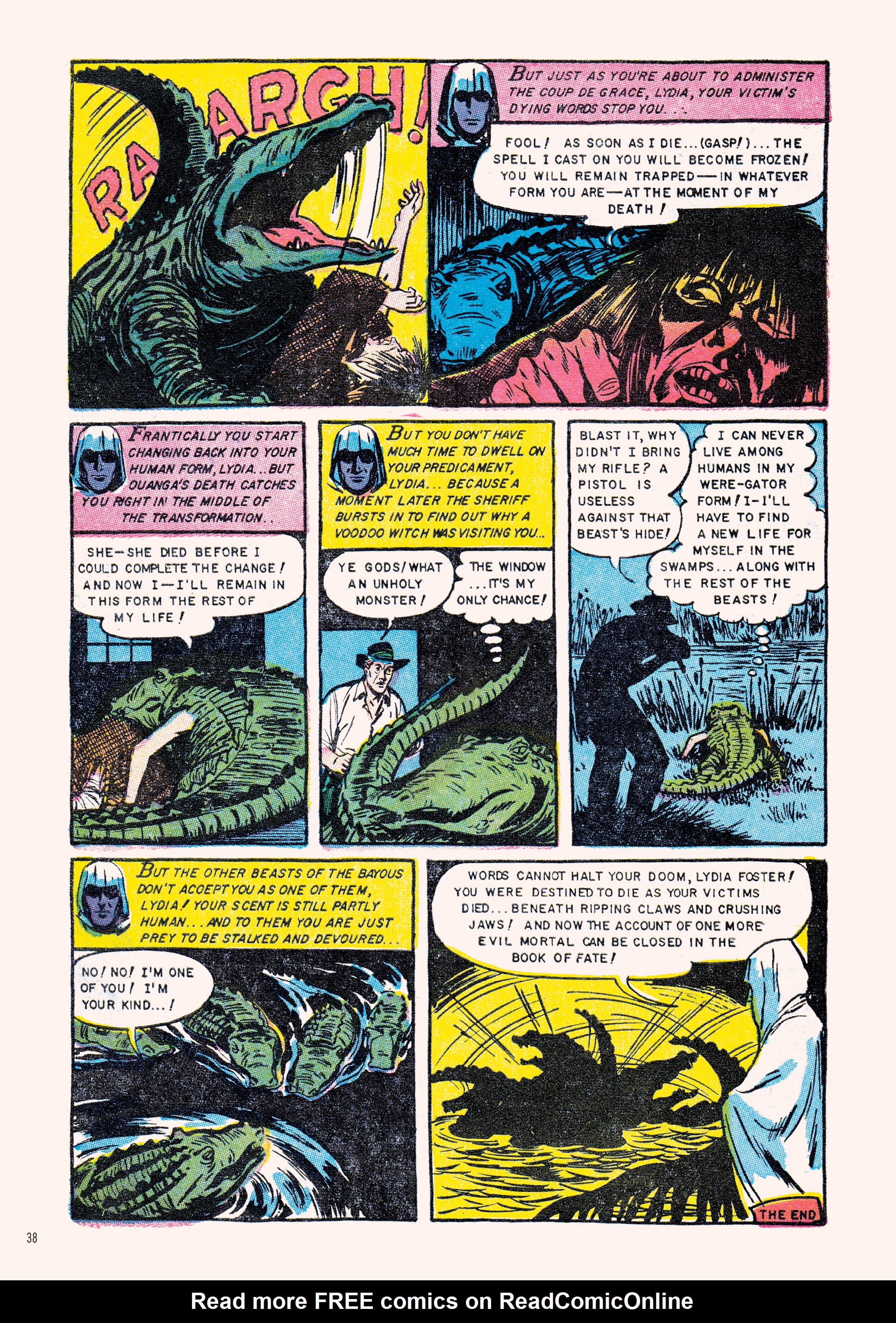 Read online Classic Monsters of Pre-Code Horror Comics: Swamp Monsters comic -  Issue # TPB - 38
