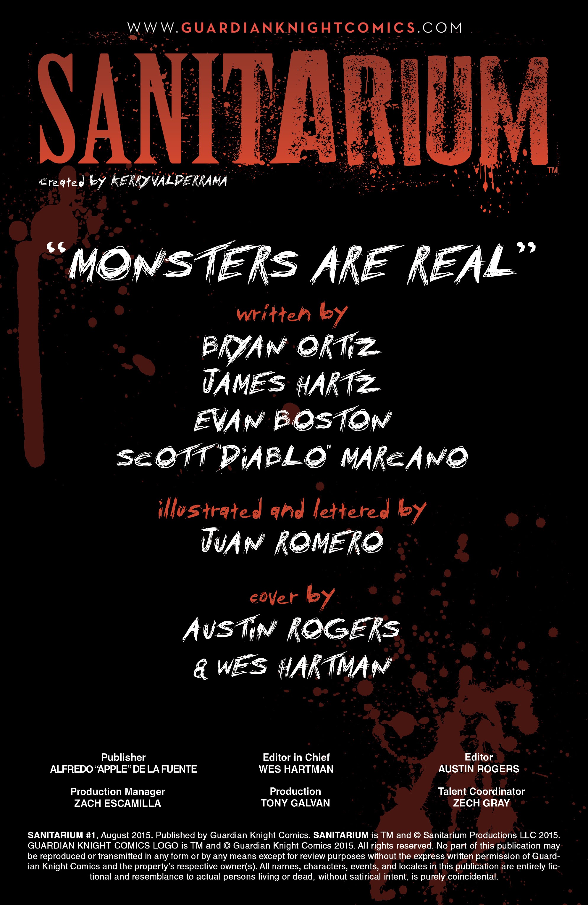 Read online Sanitarium comic -  Issue #1 - 2