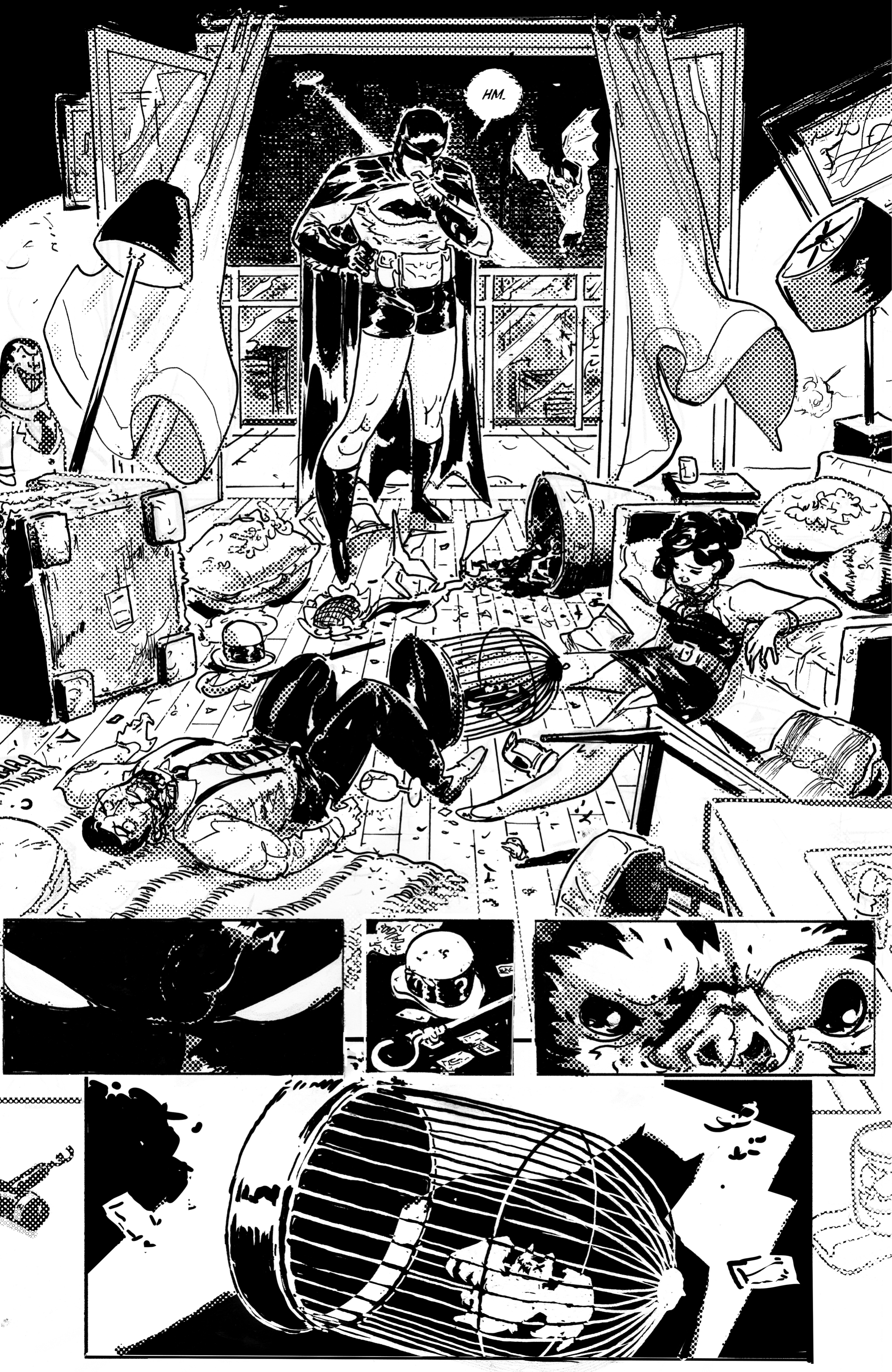 Read online Batman Black & White comic -  Issue #4 - 6