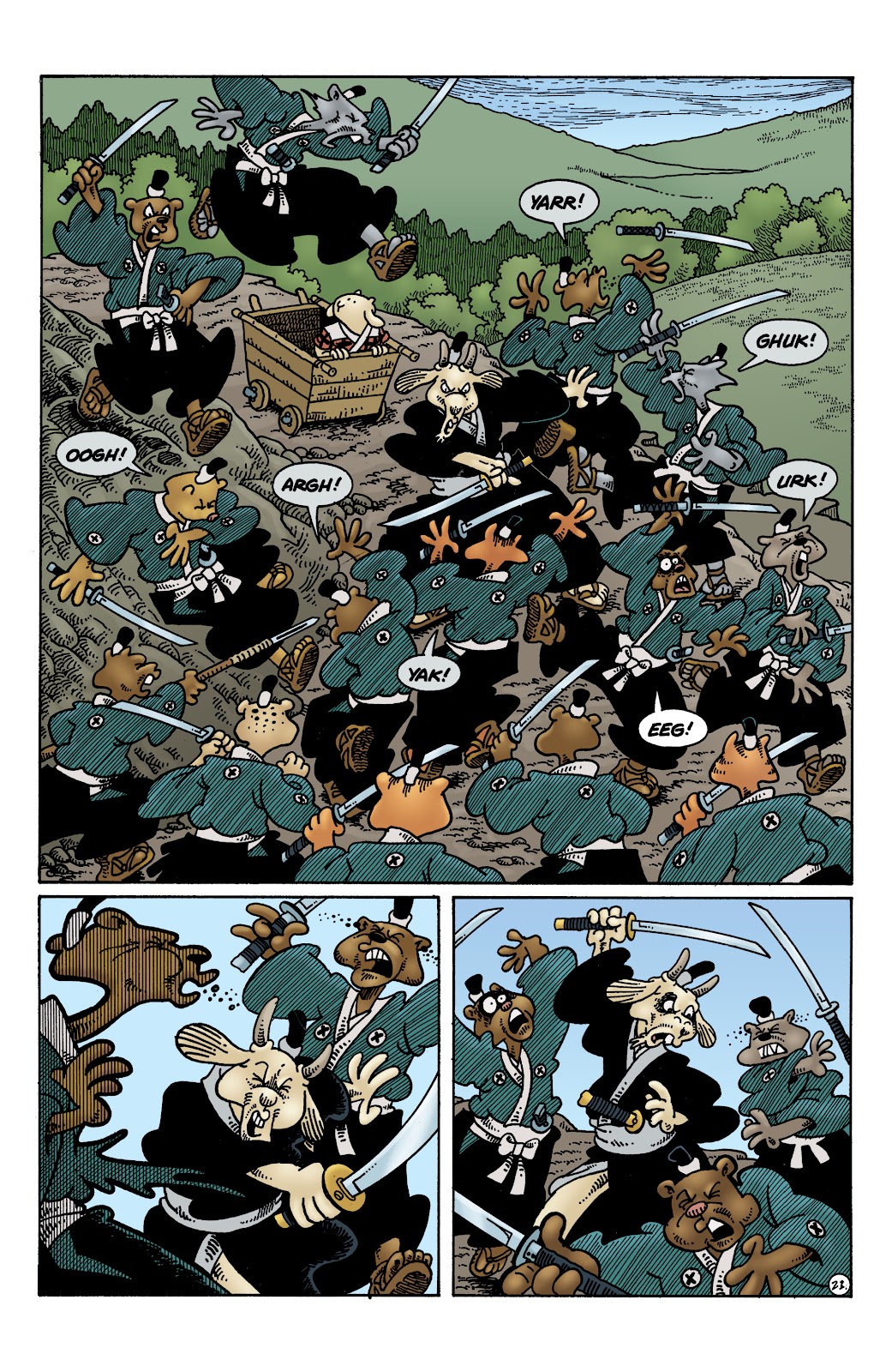 Usagi Yojimbo: Lone Goat and Kid issue 6 - Page 23