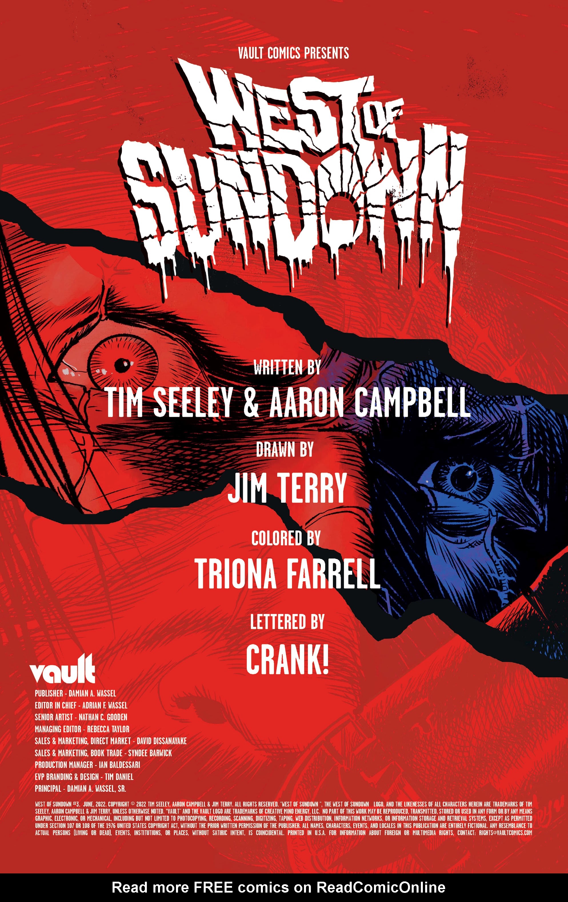 Read online West of Sundown comic -  Issue #3 - 3