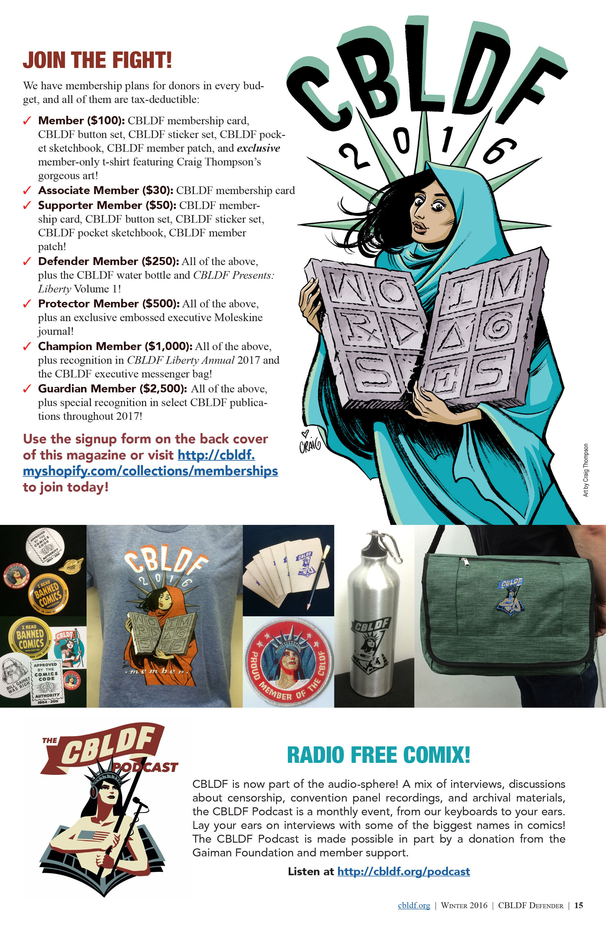 Read online CBLDF Defender comic -  Issue #8 - 15