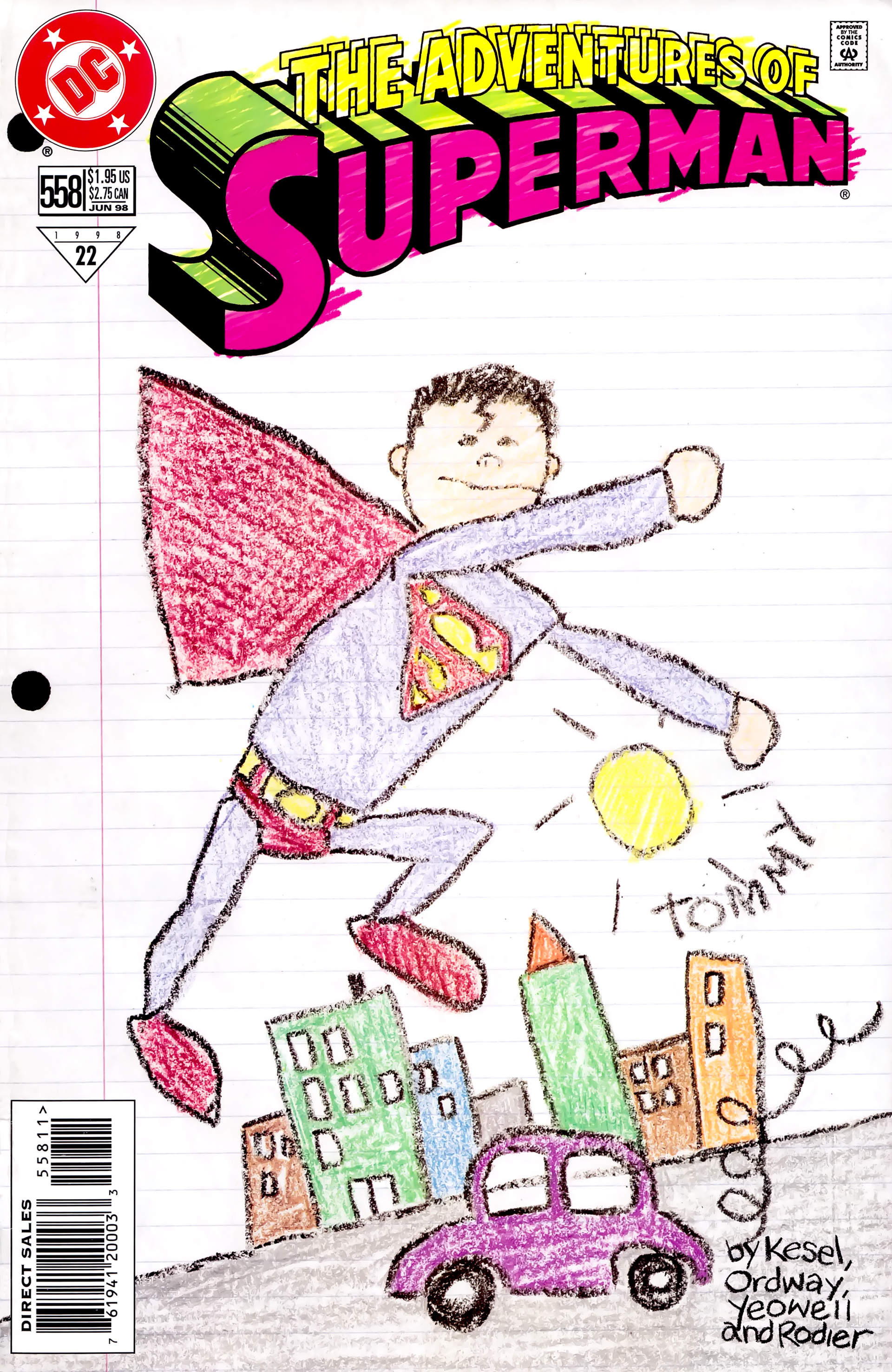 Read online Adventures of Superman (1987) comic -  Issue #558 - 1