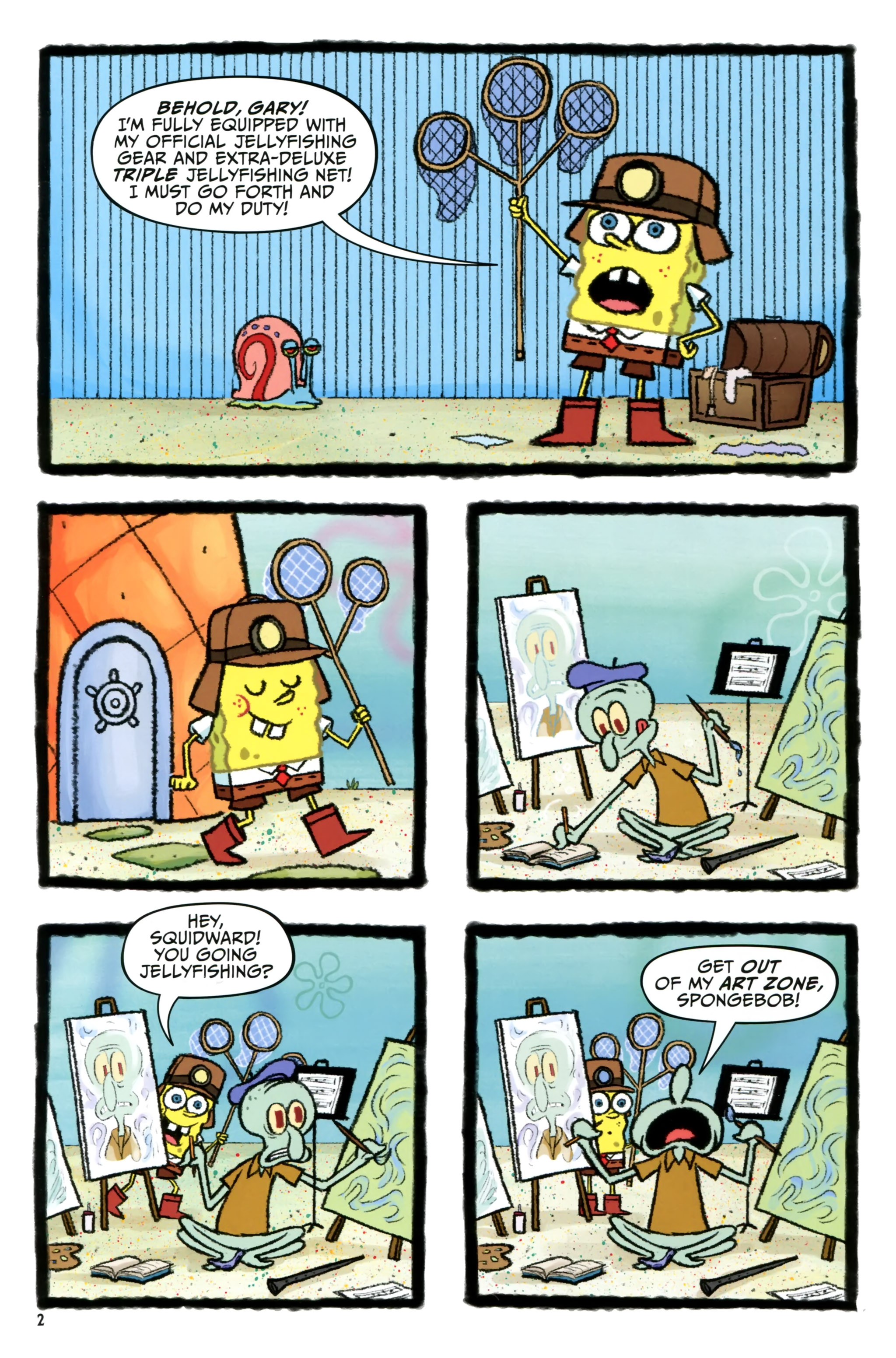 Read online Free Comic Book Day 2015 comic -  Issue # SpongeBob Freestyle Funnies 2015 - 4