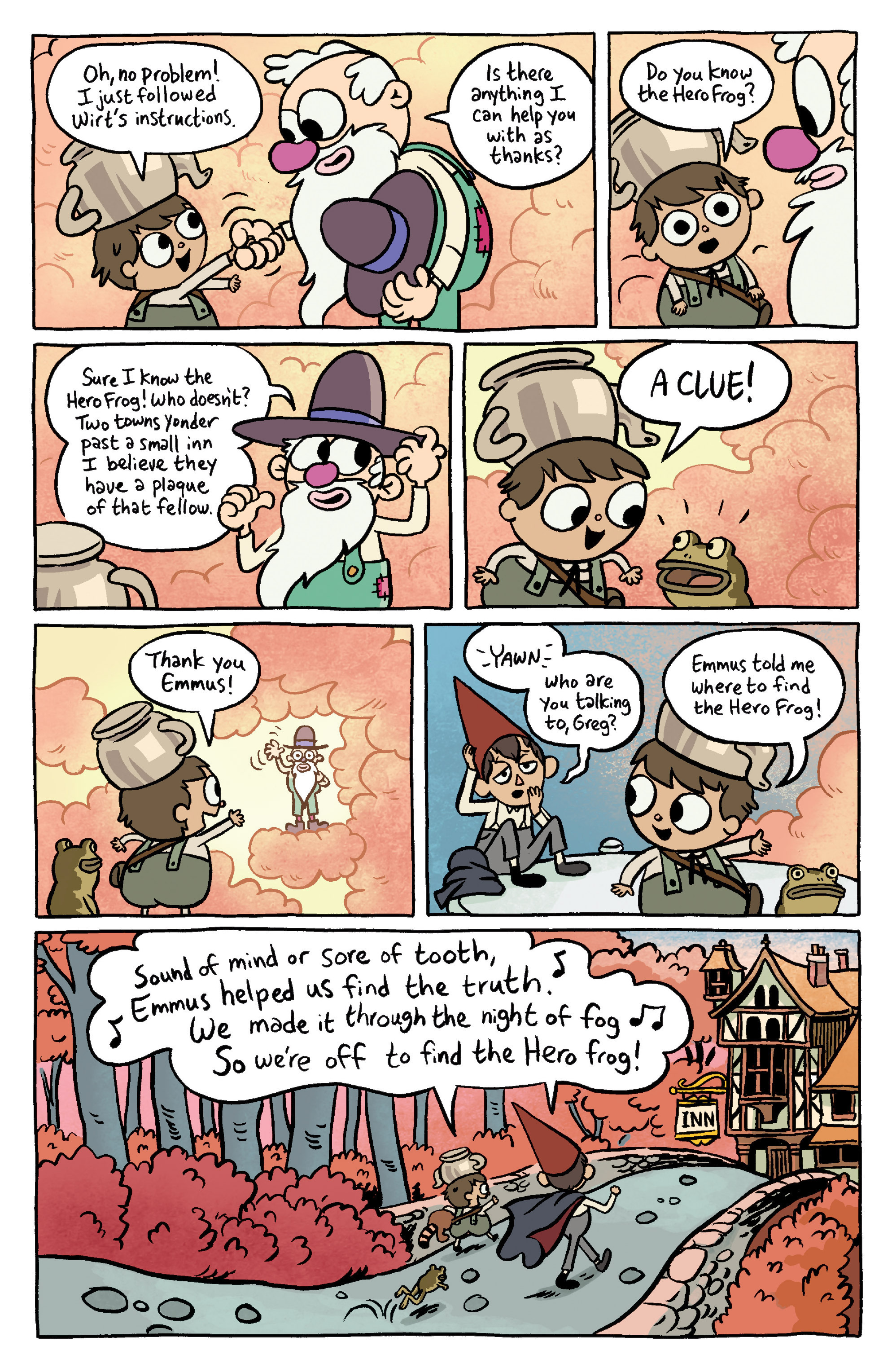 Read online Over the Garden Wall (2016) comic -  Issue #6 - 12