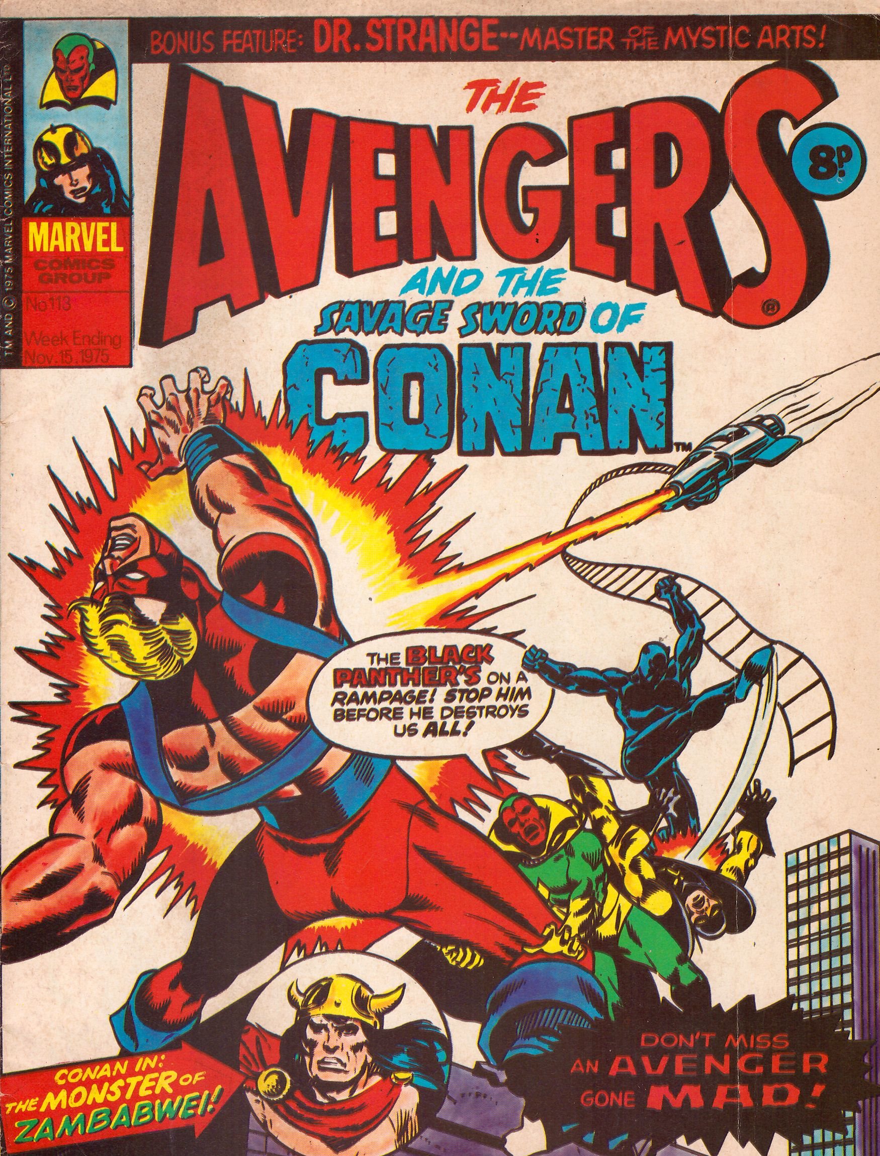 Read online The Avengers (1973) comic -  Issue #113 - 1