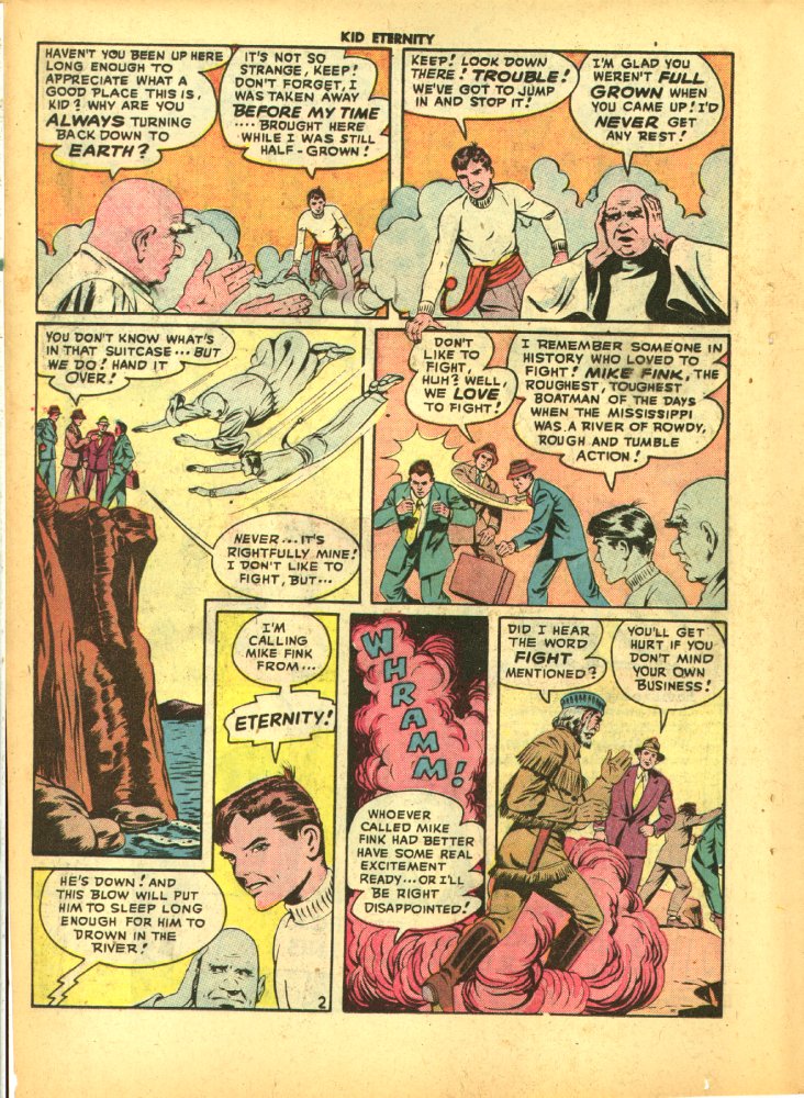 Read online Kid Eternity (1946) comic -  Issue #9 - 16