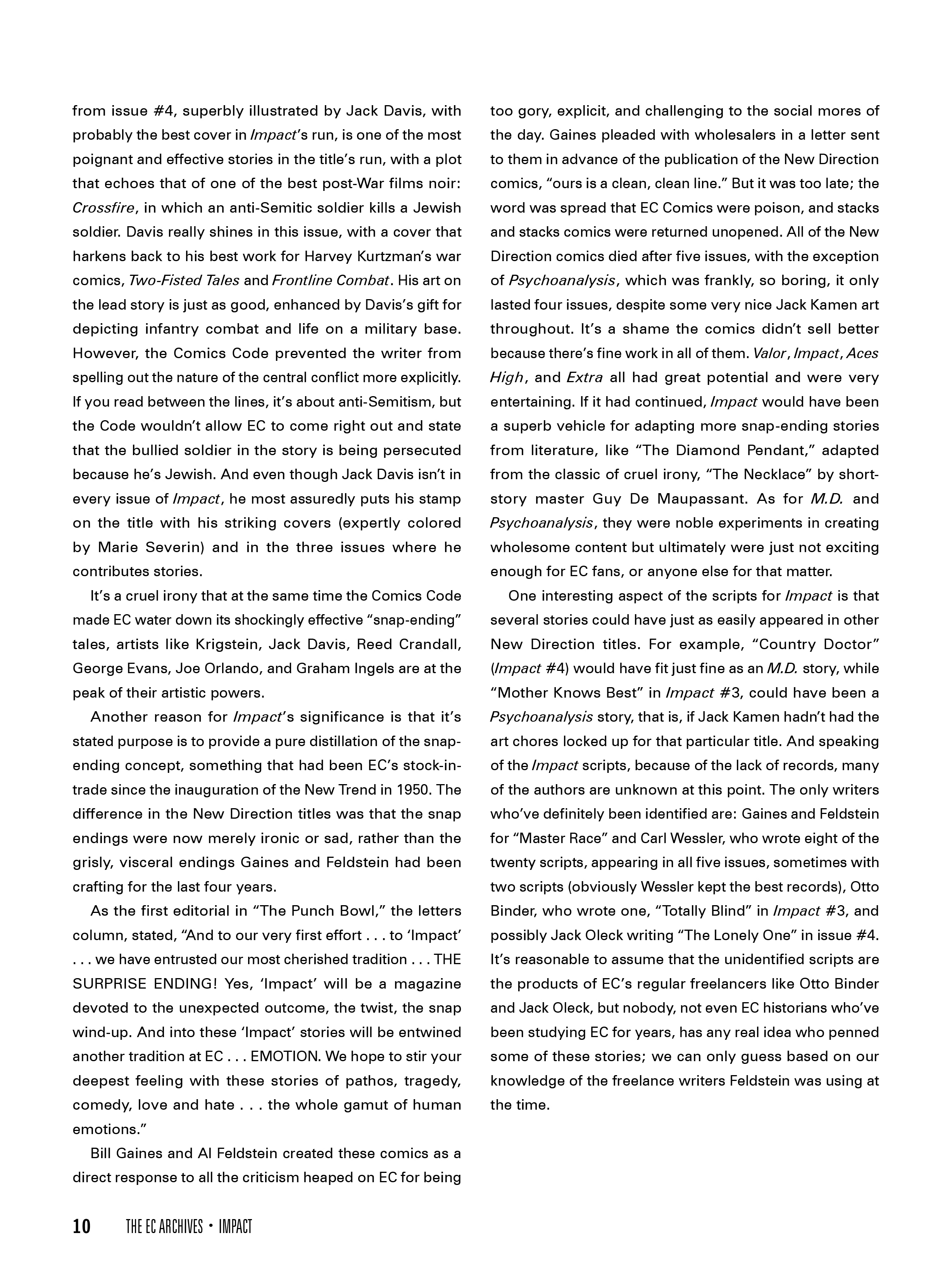 Read online The EC Archives: Impact comic -  Issue # TPB (Part 1) - 12