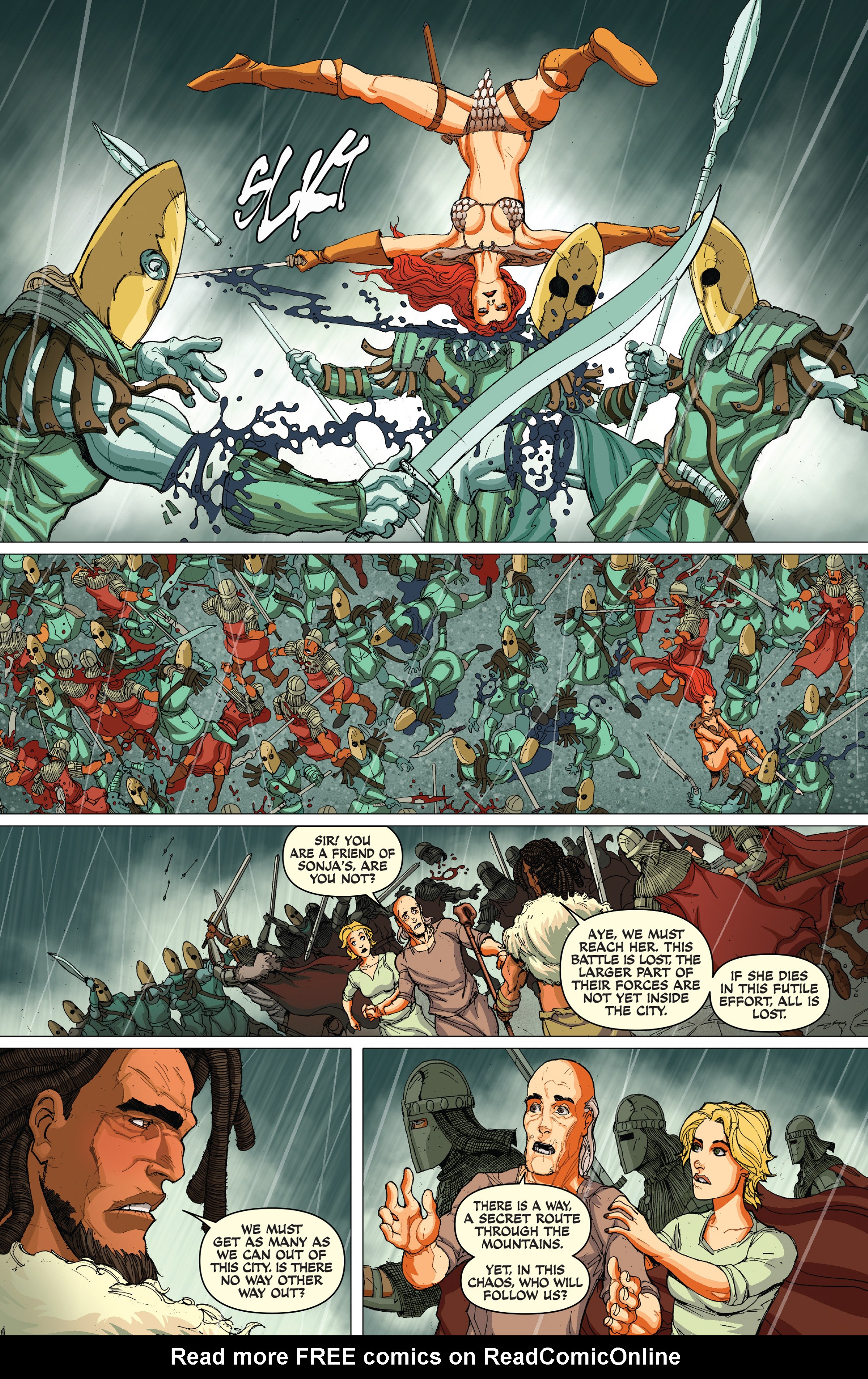 Read online Red Sonja: Atlantis Rises comic -  Issue #2 - 12