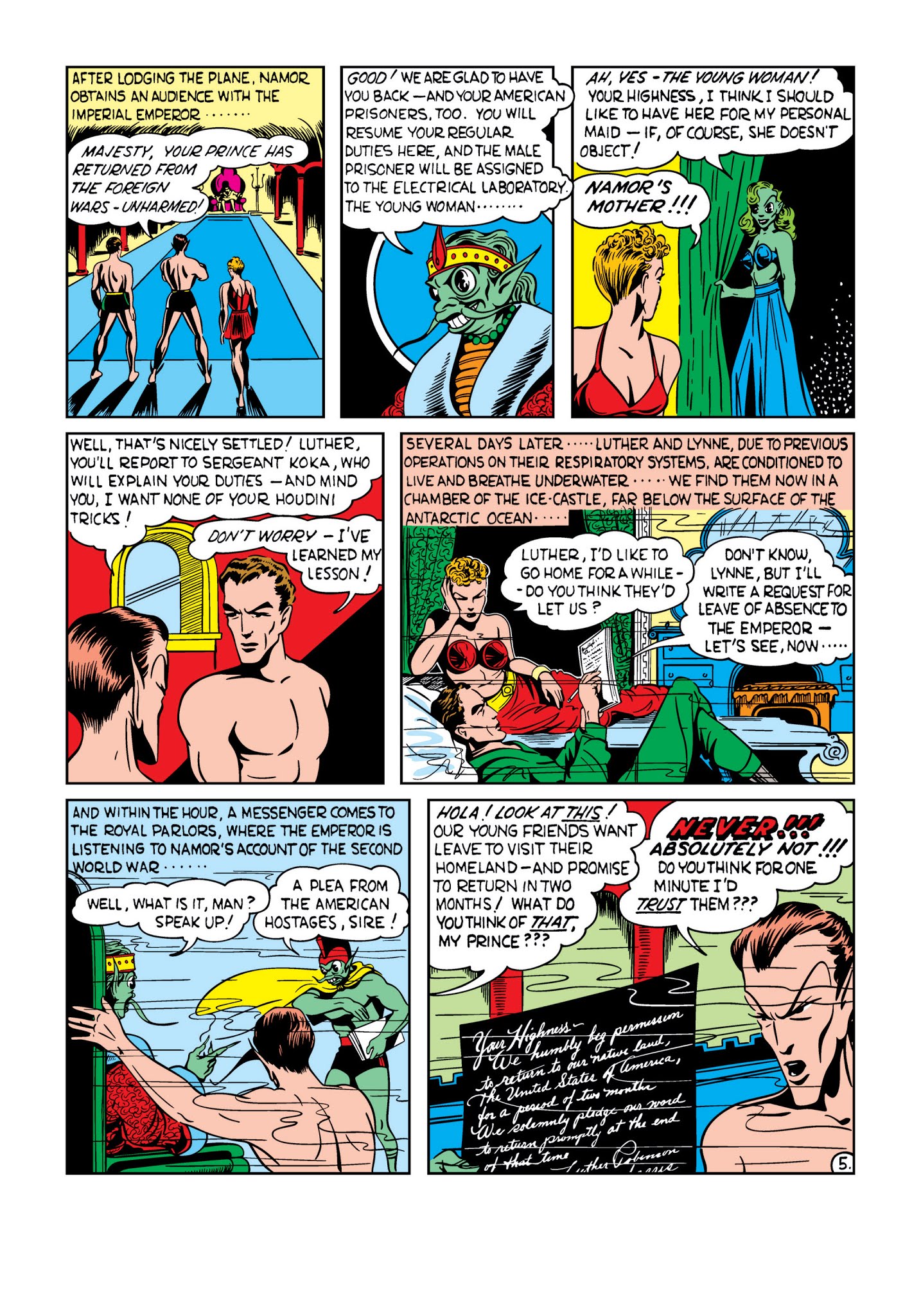 Read online Marvel Masterworks: Golden Age Marvel Comics comic -  Issue # TPB 5 (Part 1) - 98