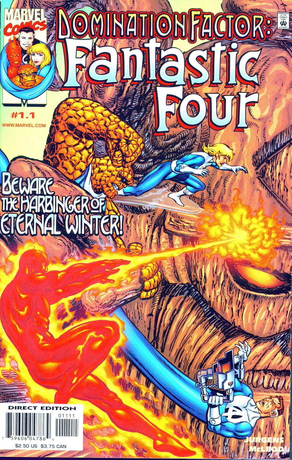 Read online Domination Factor: Fantastic Four comic -  Issue #1 - 1