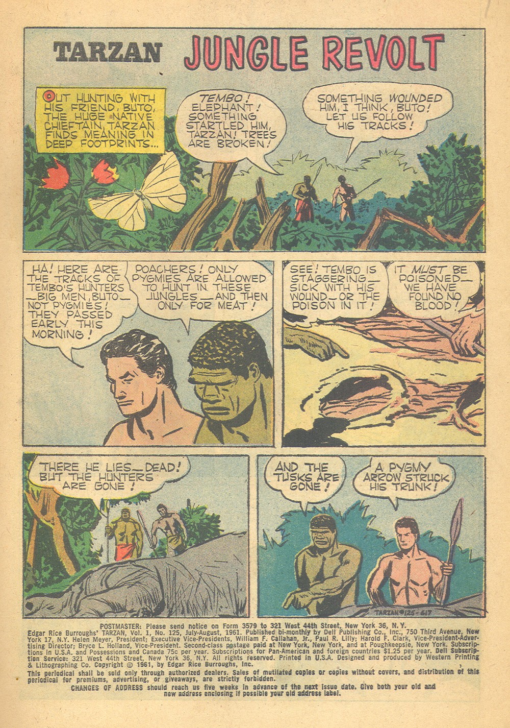 Read online Tarzan (1948) comic -  Issue #125 - 3