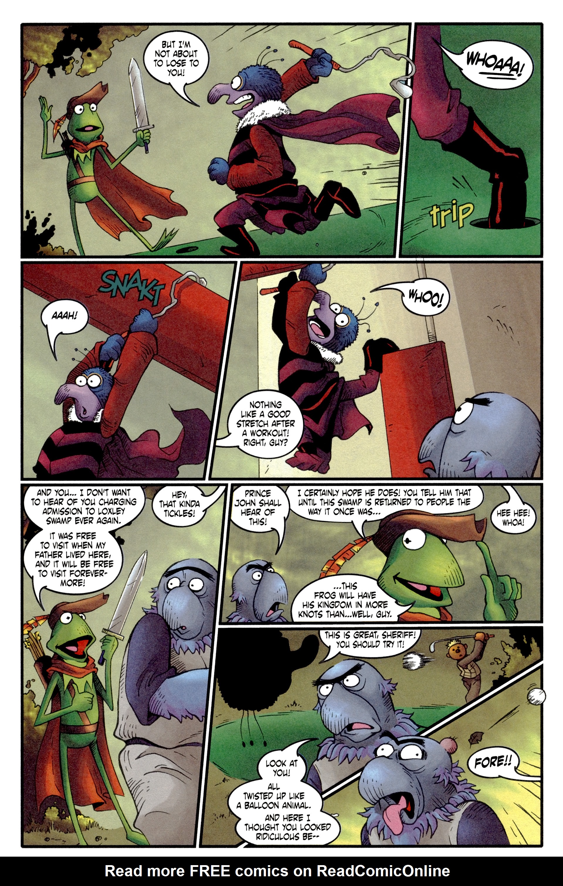 Read online Muppet Robin Hood comic -  Issue #1 - 10